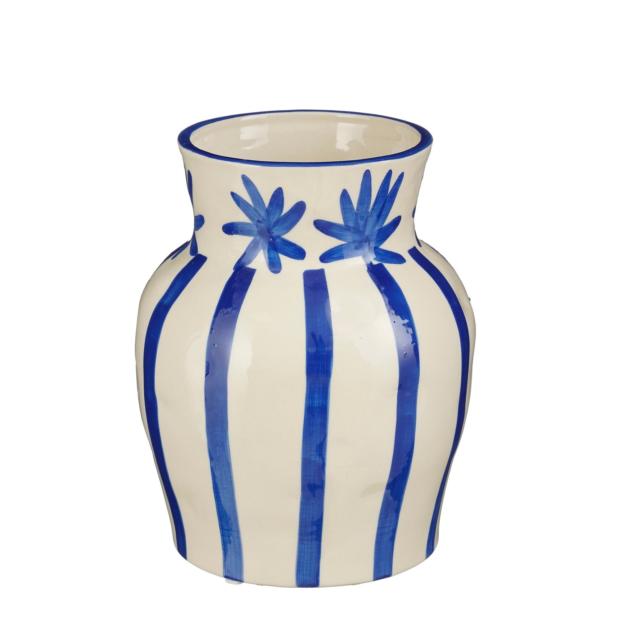 Vaas streep blauw