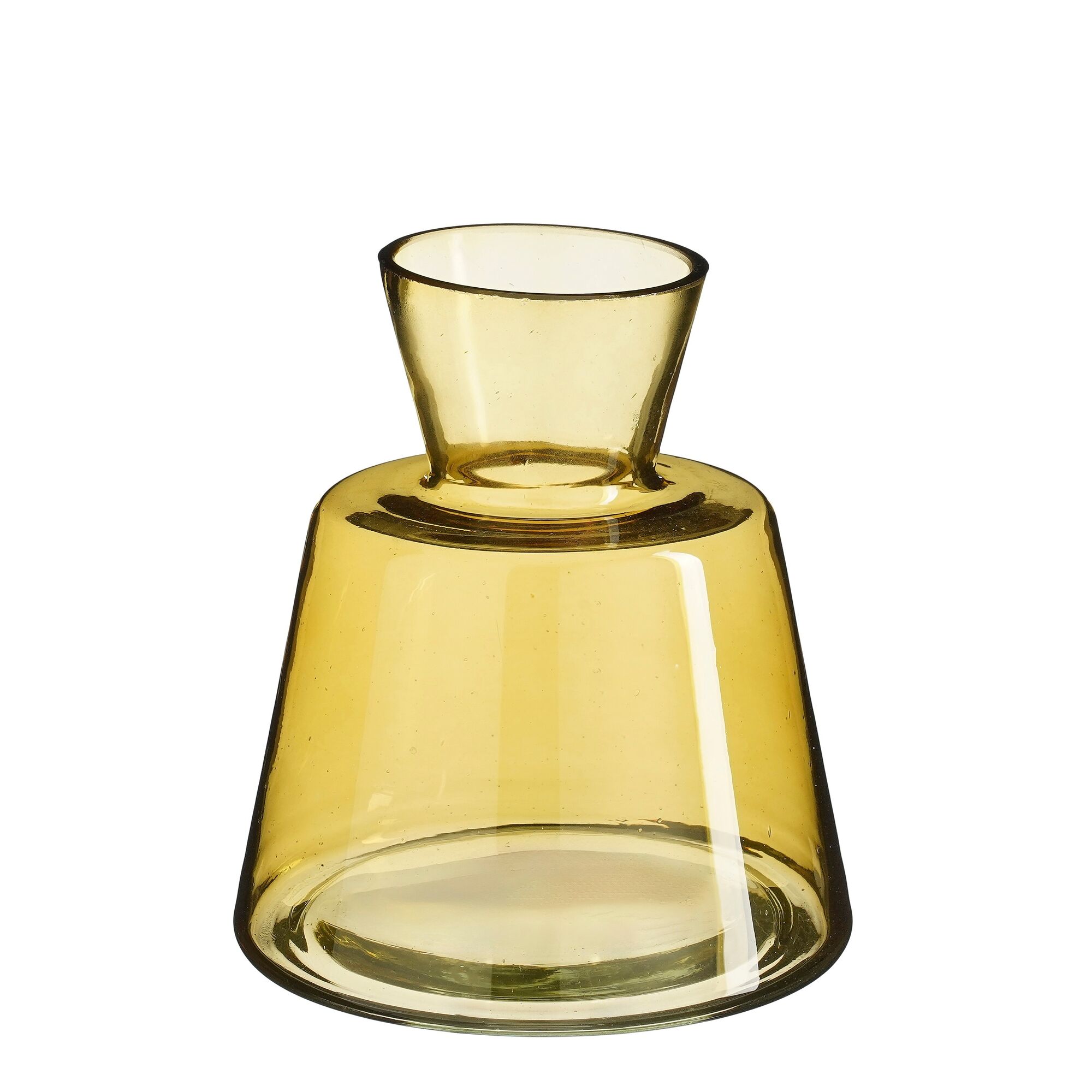 Strato vaas glas bruin