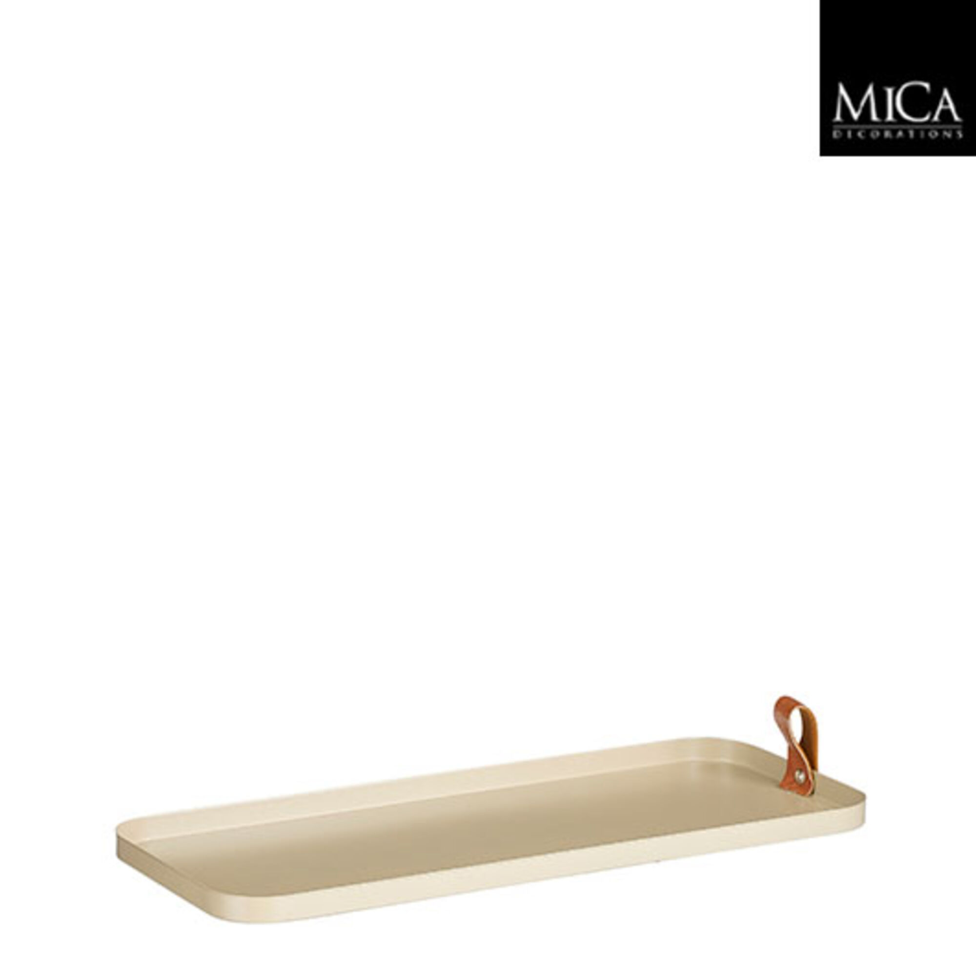 Cadiz decoratie tray rechthoek beige