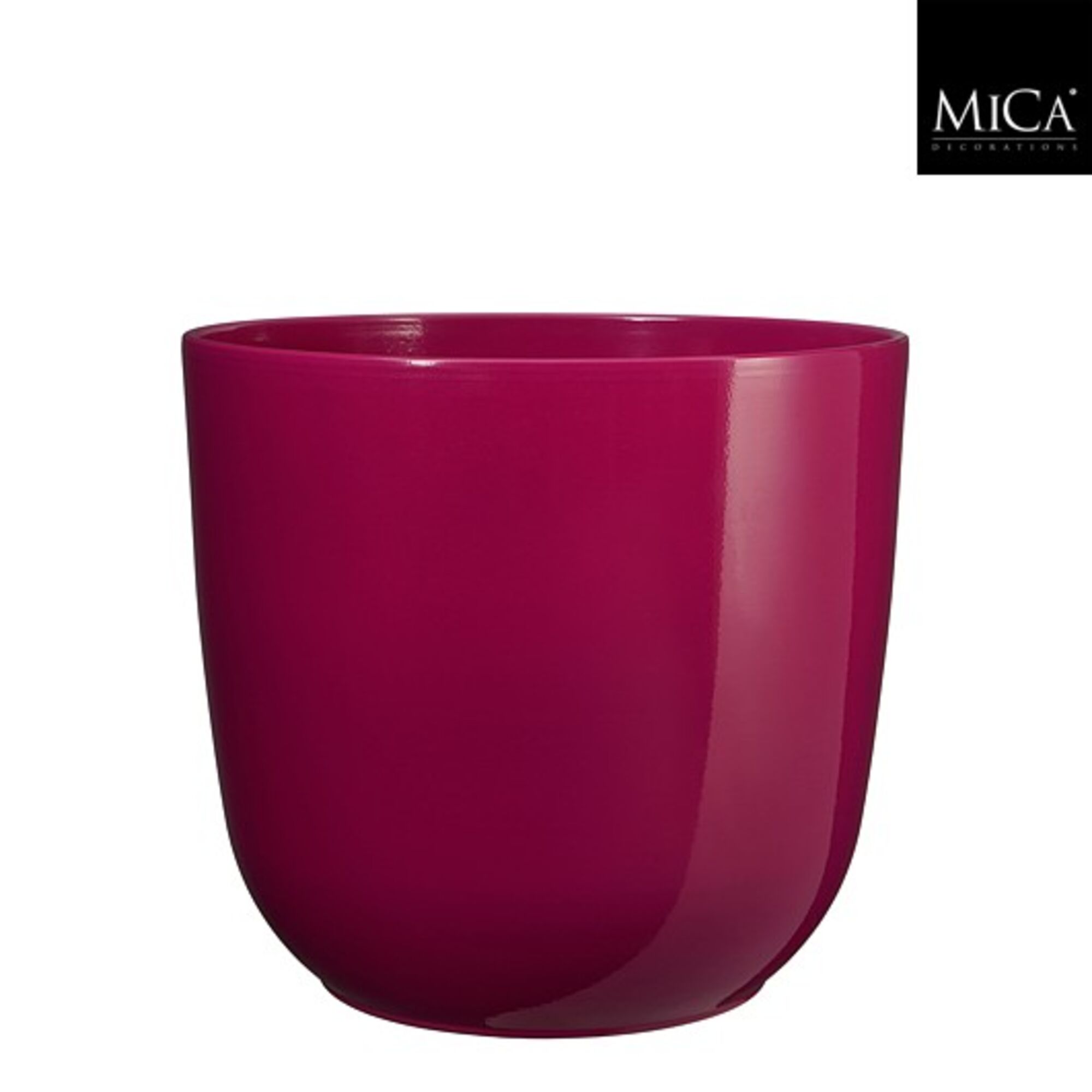 Tusca pot rond fuchsia