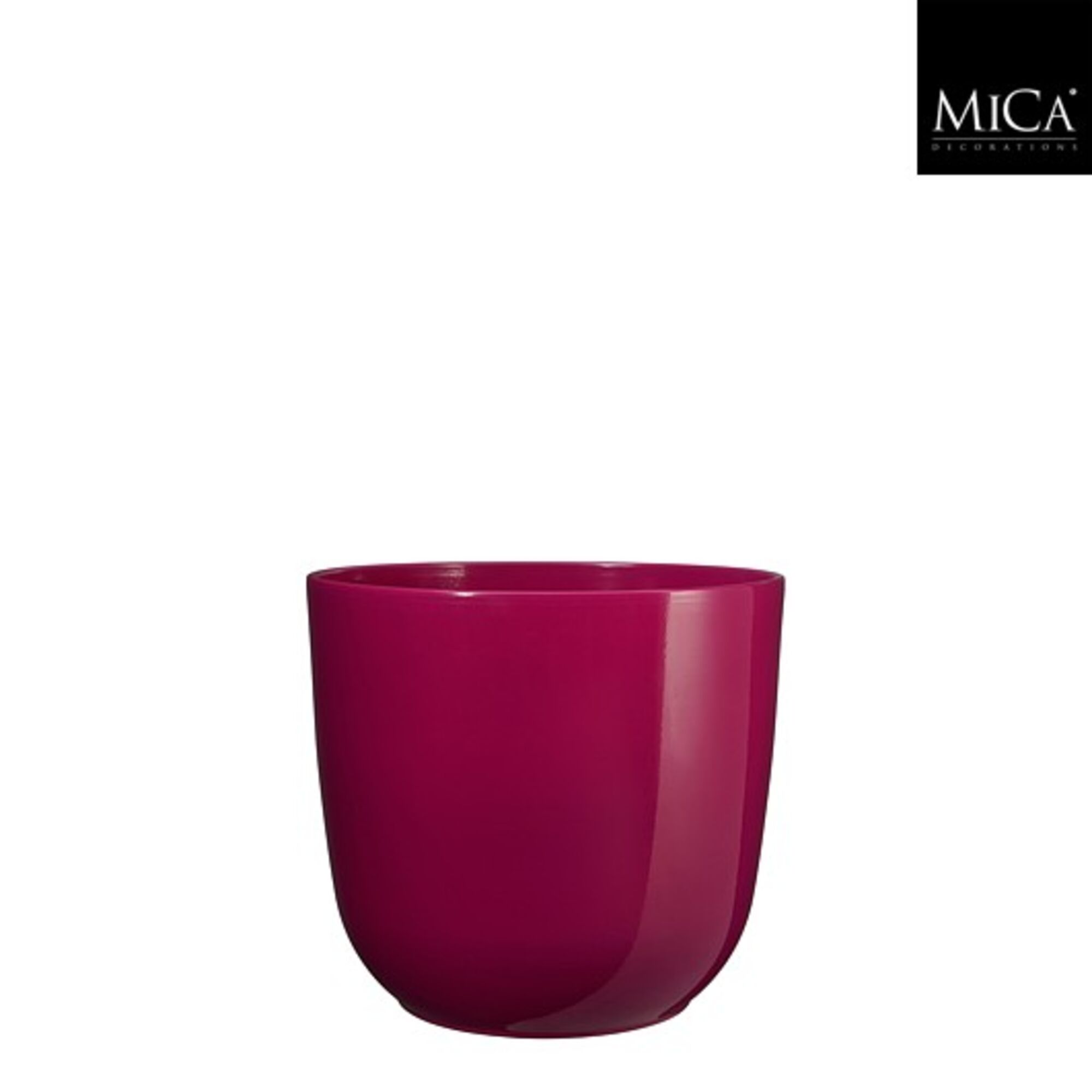 Tusca pot rond fuchsia