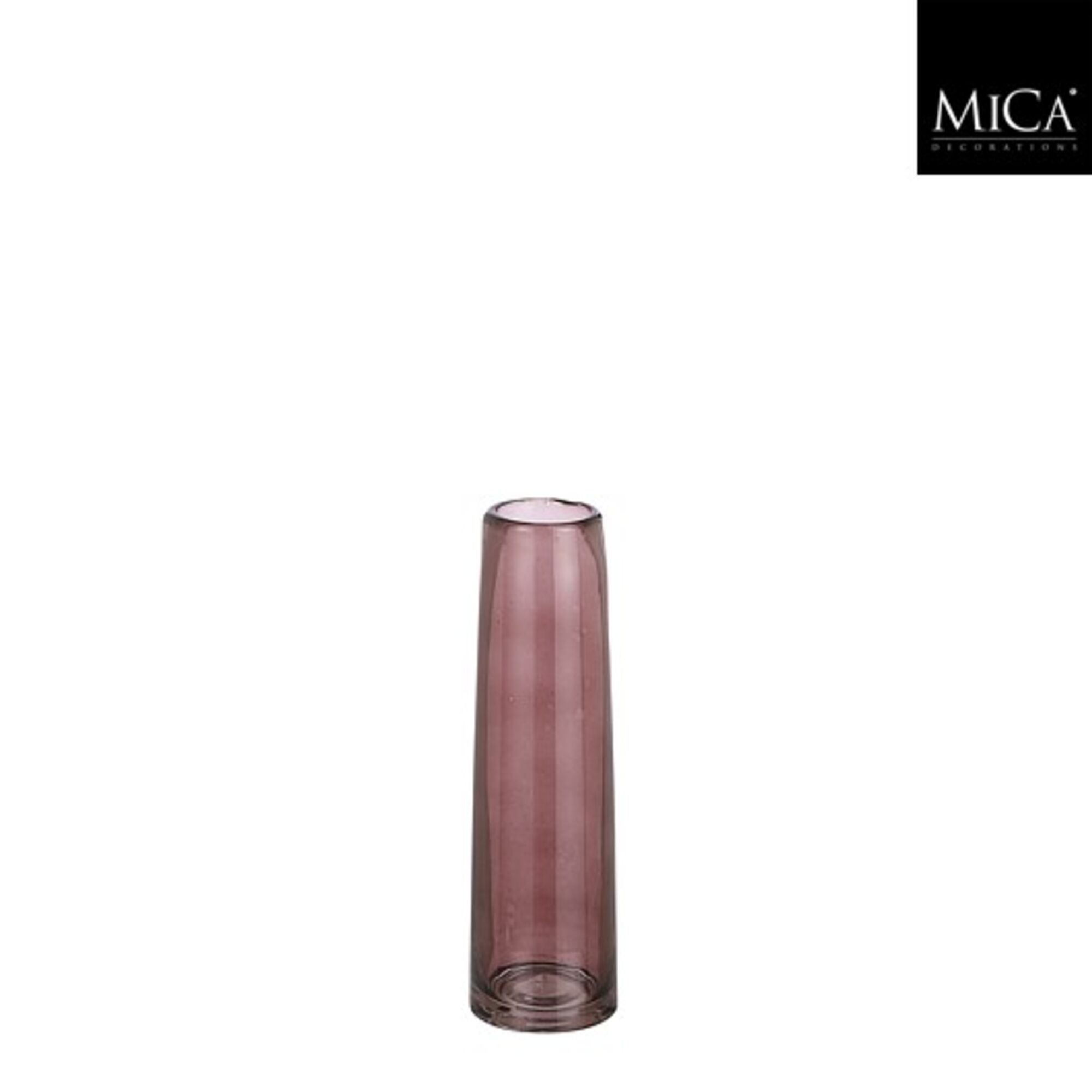Xandra single flower vaas glas d.bruin