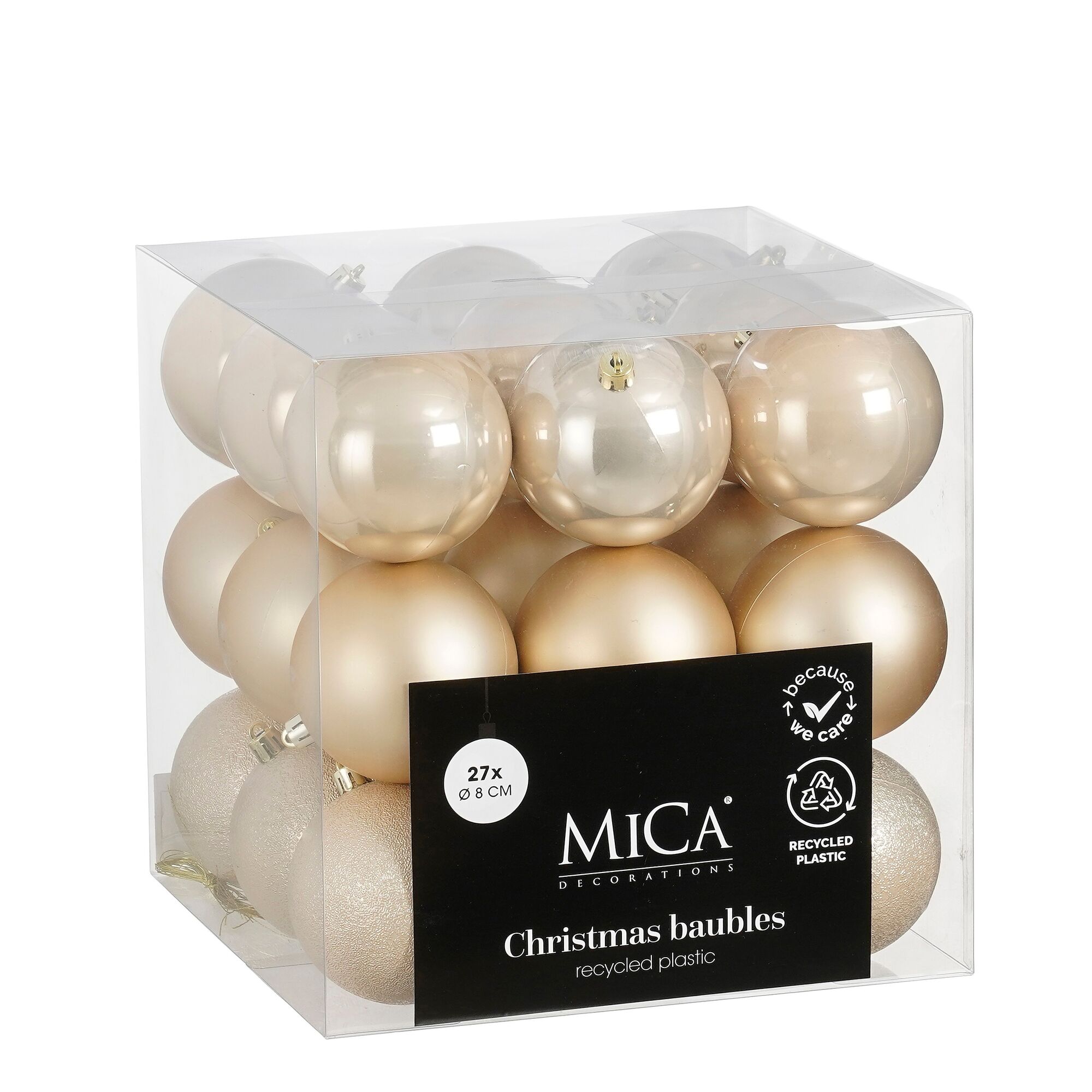 Bal onbreekbaar creme 27 stuks