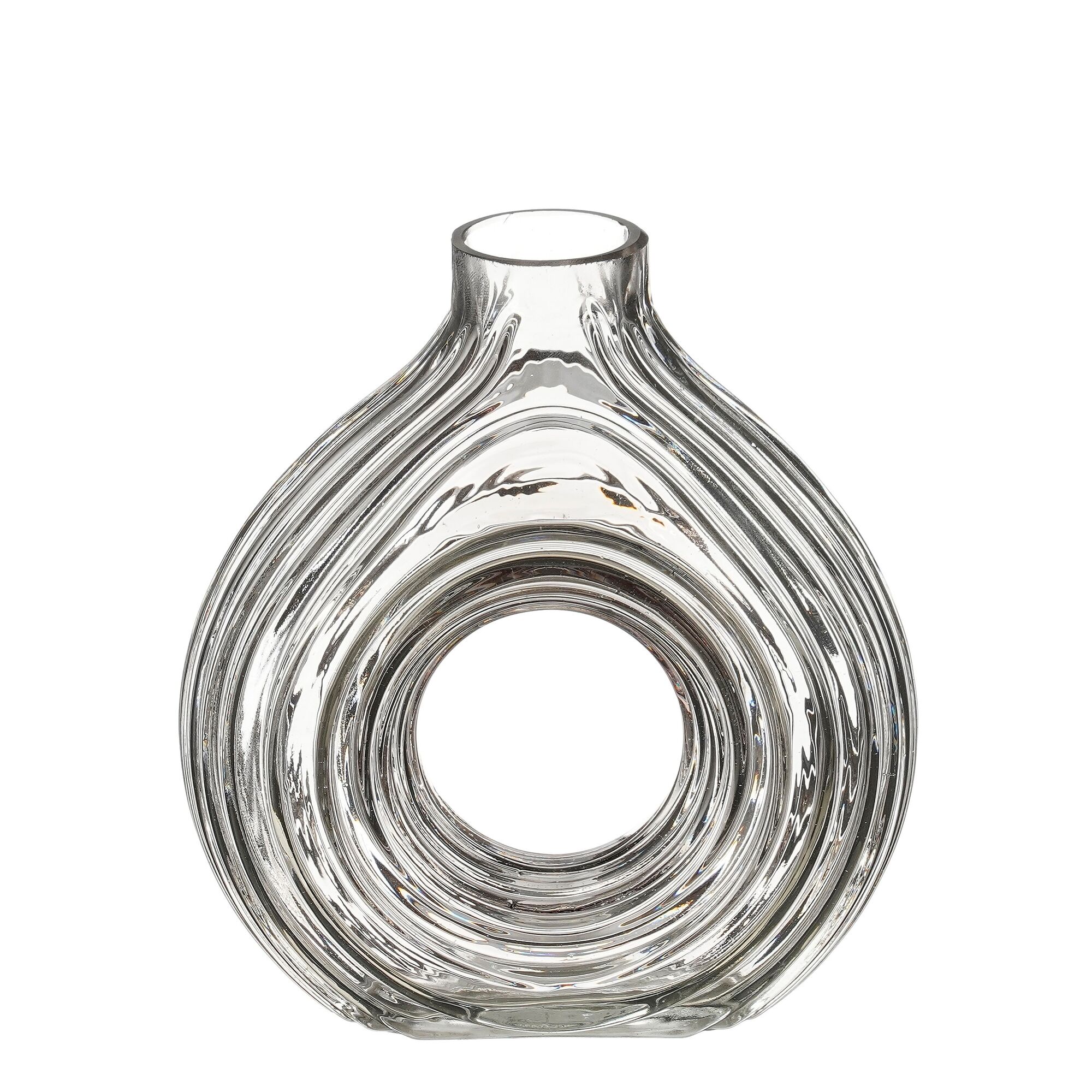 Sophie vaas glas grijs