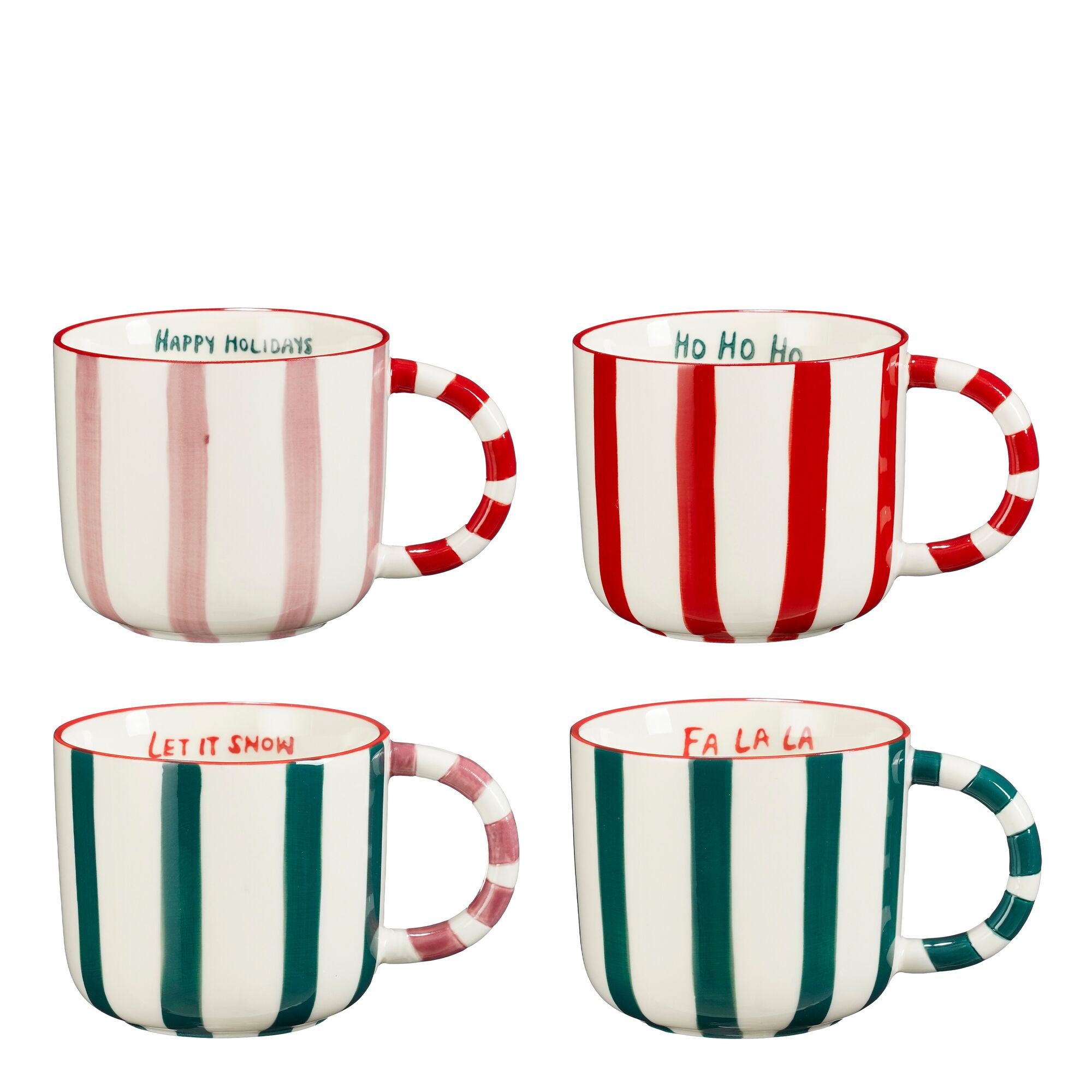 Anna mok roze rood groen groen 4 assorti