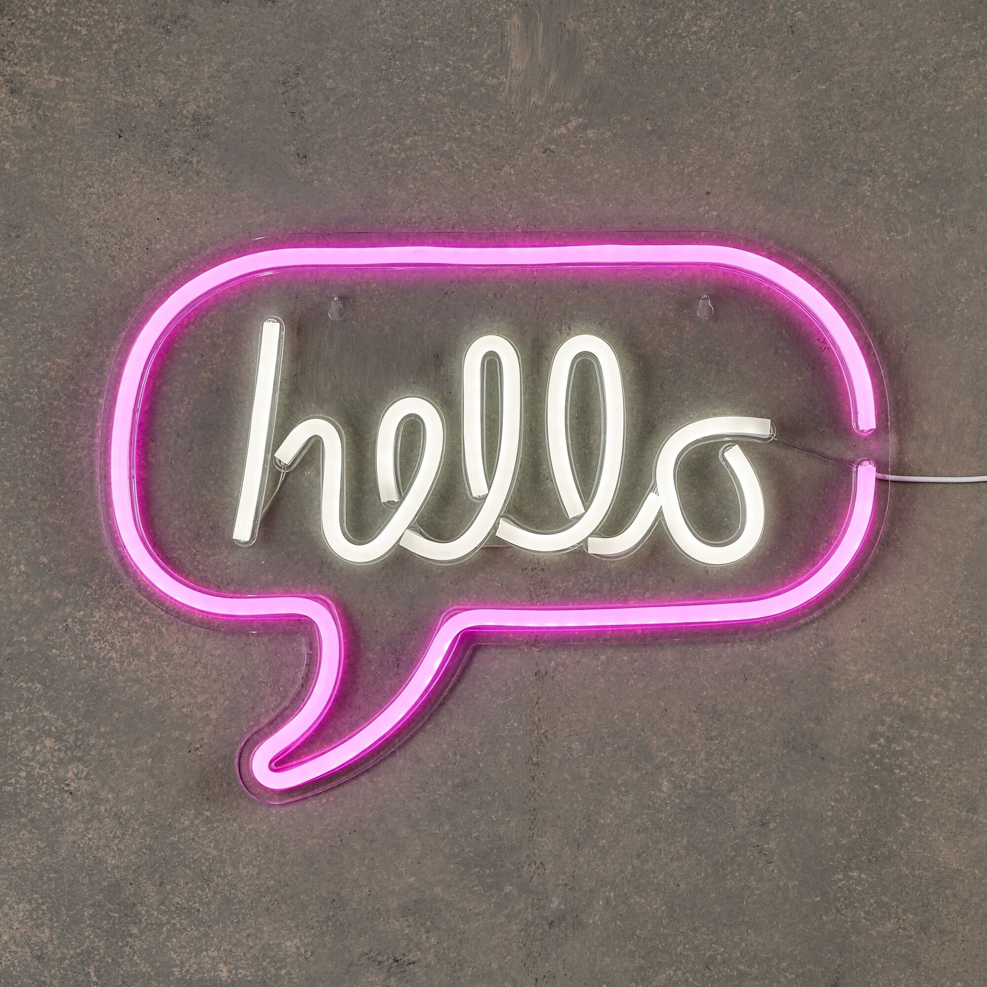 Neon light HELLO roze IP20 adapter included en timer