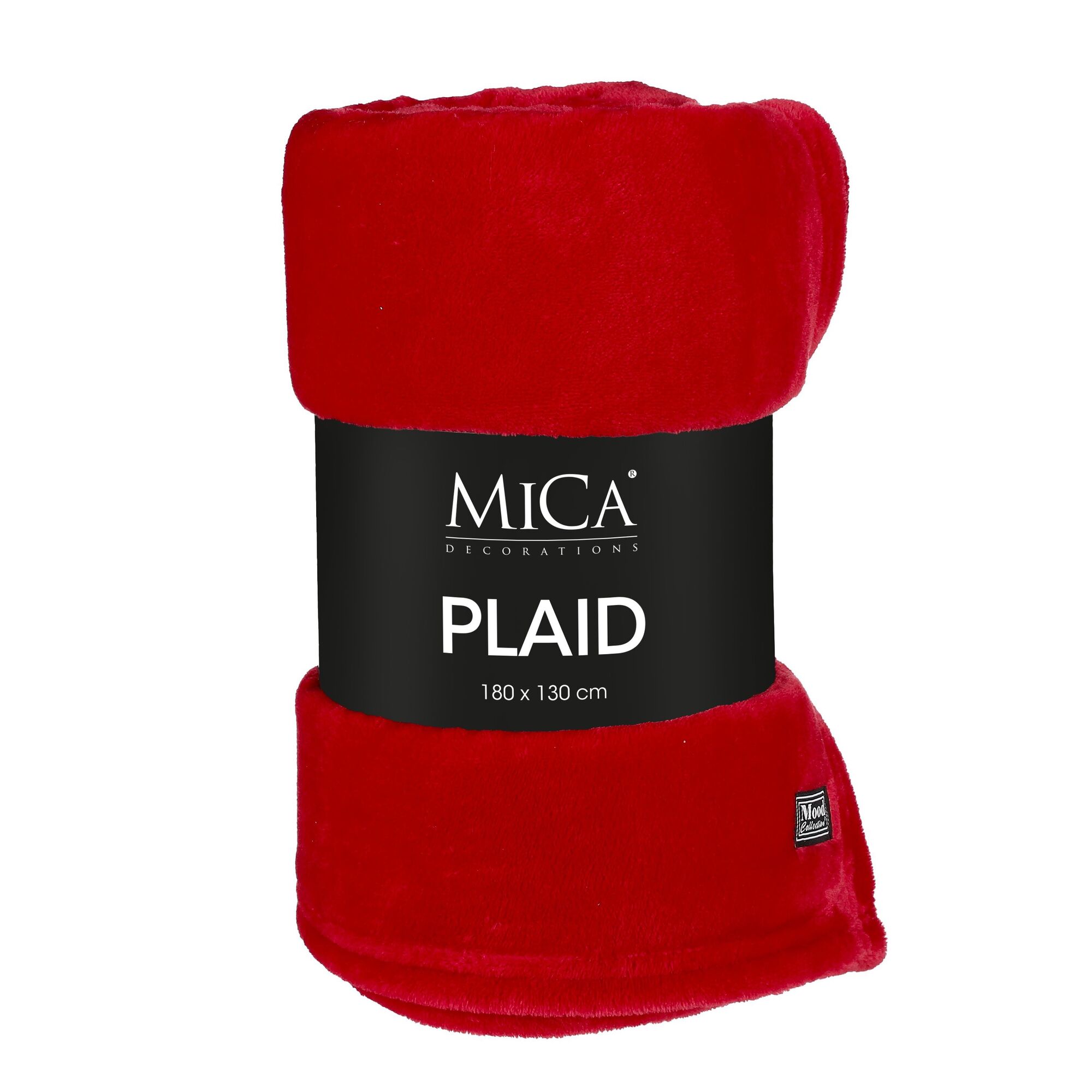 Famke fleece plaid rood