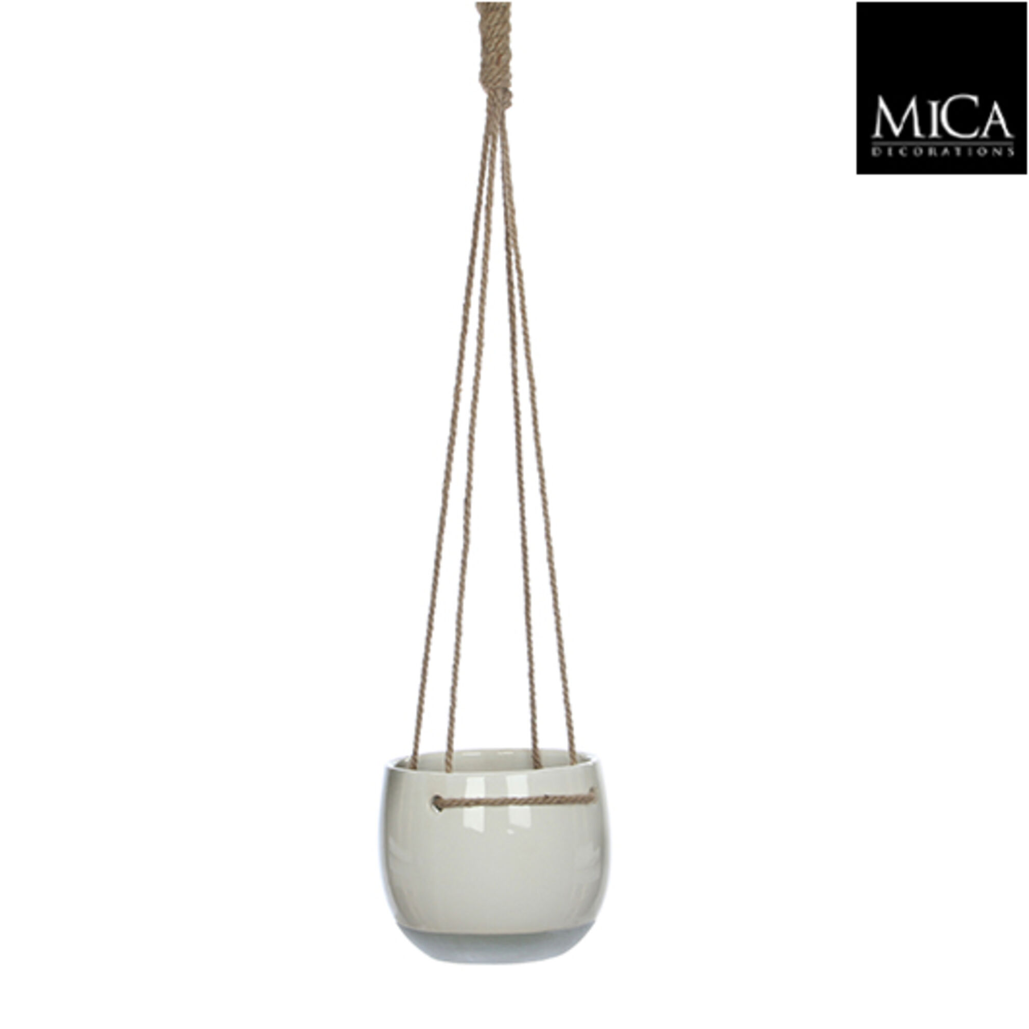 Resa hangpot rond wit