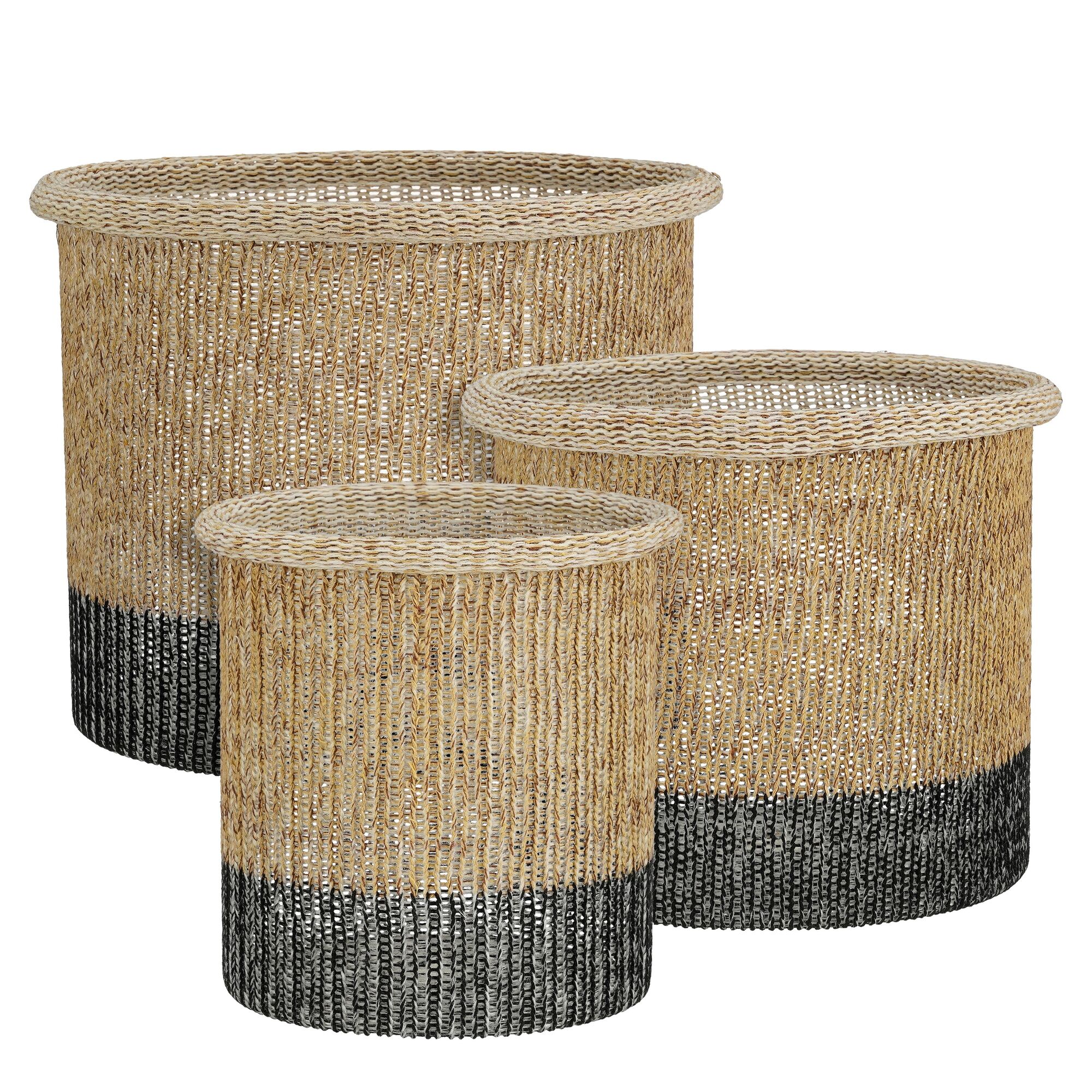 Danfield mand rond l.bruin set van 3