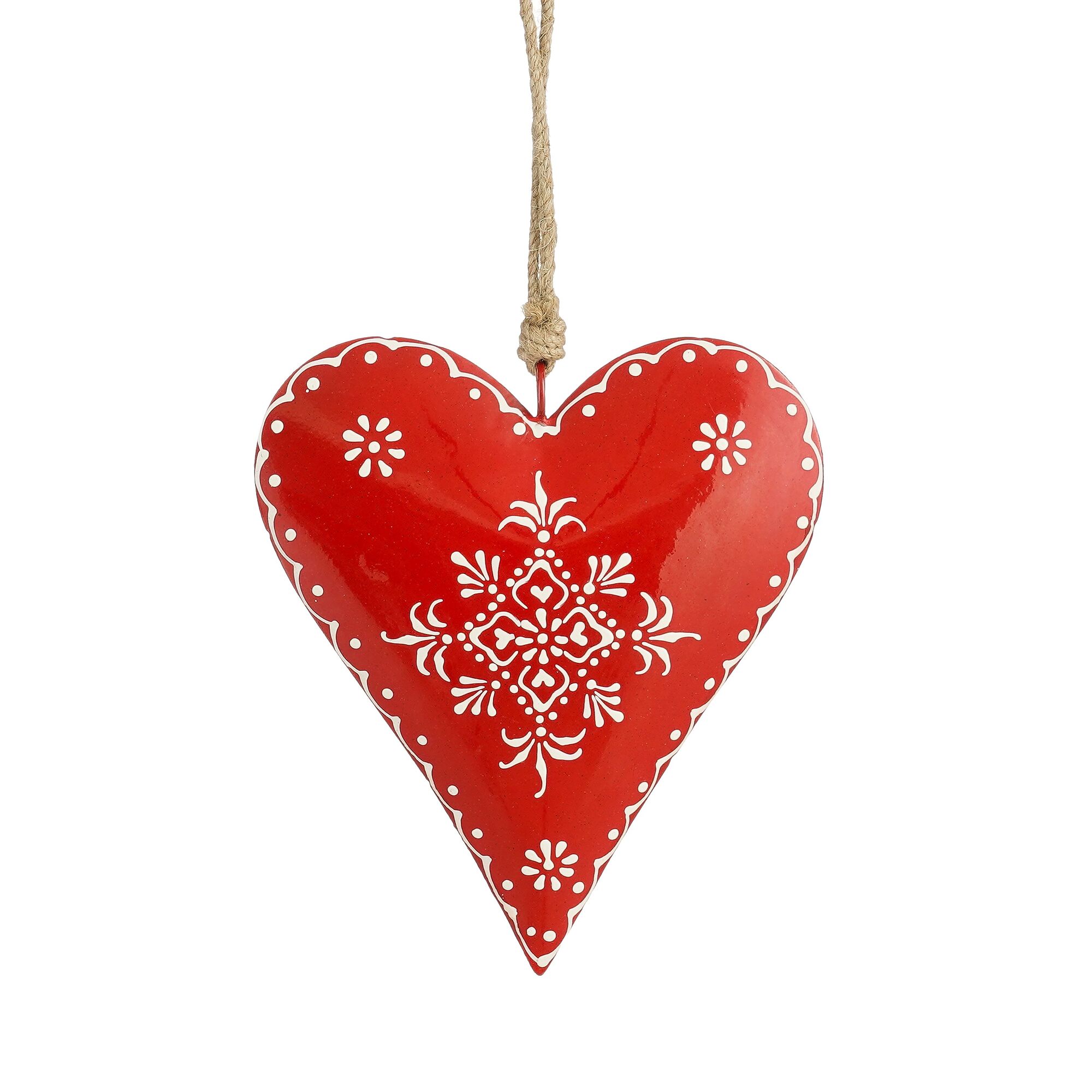 Ornament hart rood