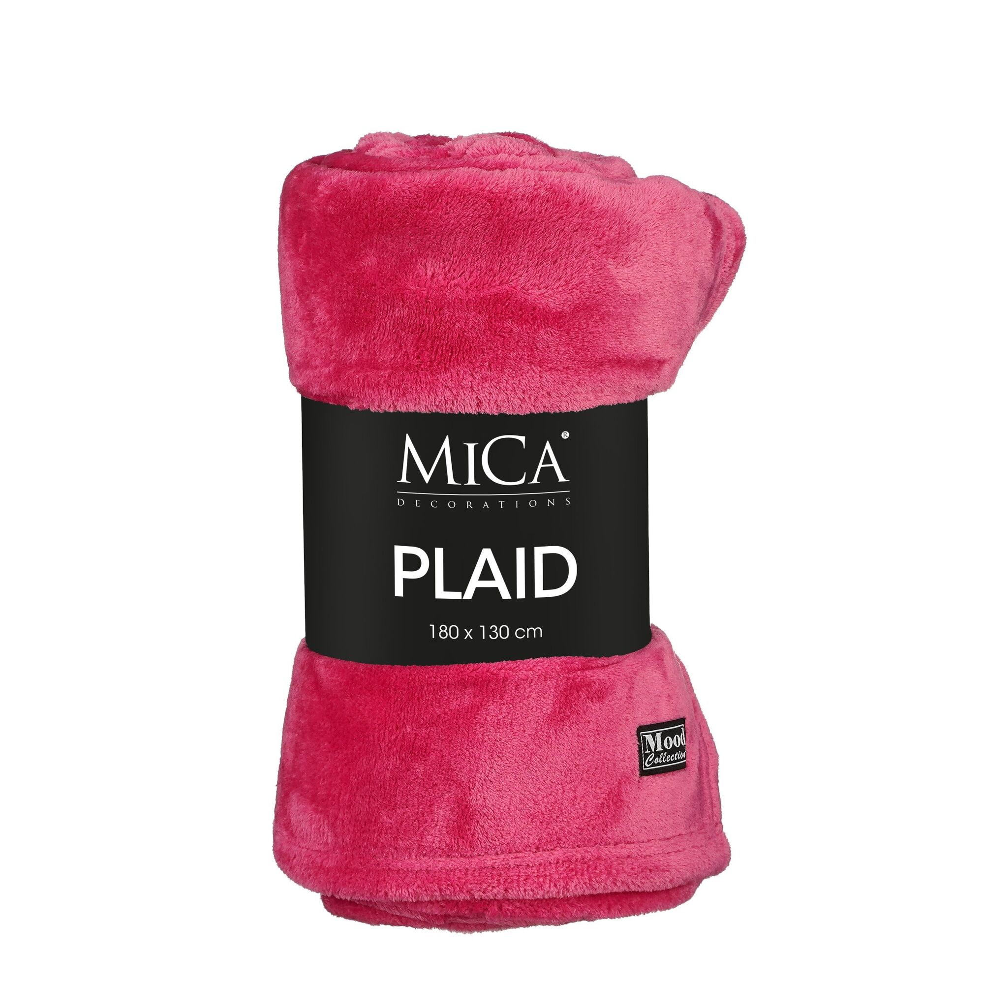 Famke fleece plaid fuchsia