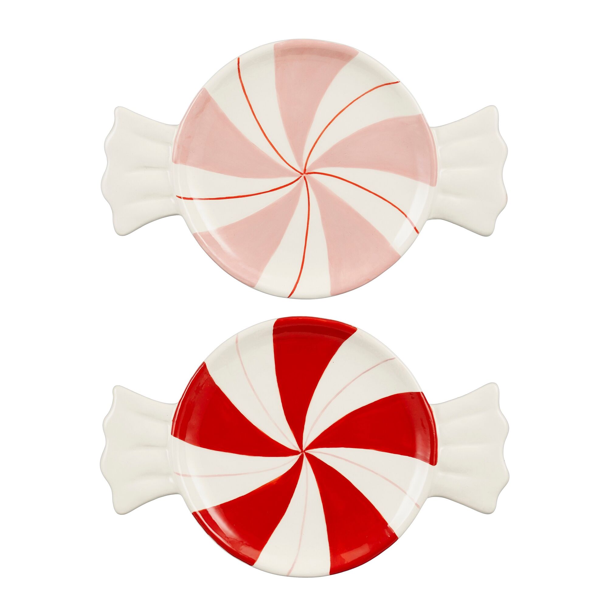 Bord zuurstok rood roze 2 assorti
