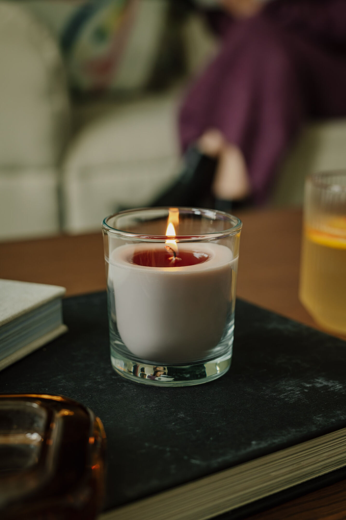 Geurkaars in transparant glas - Warm Wonder