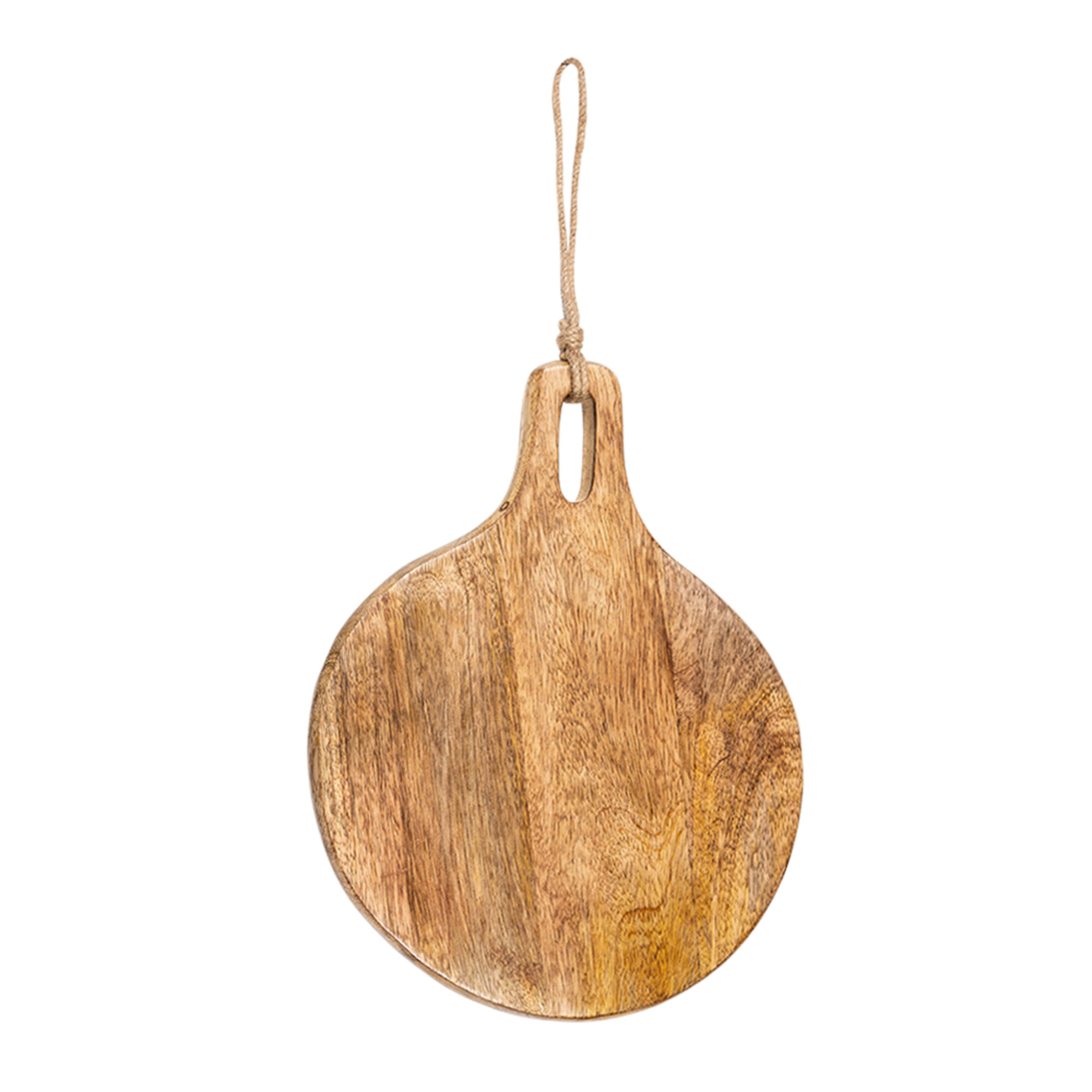 snijplank mango hout rond