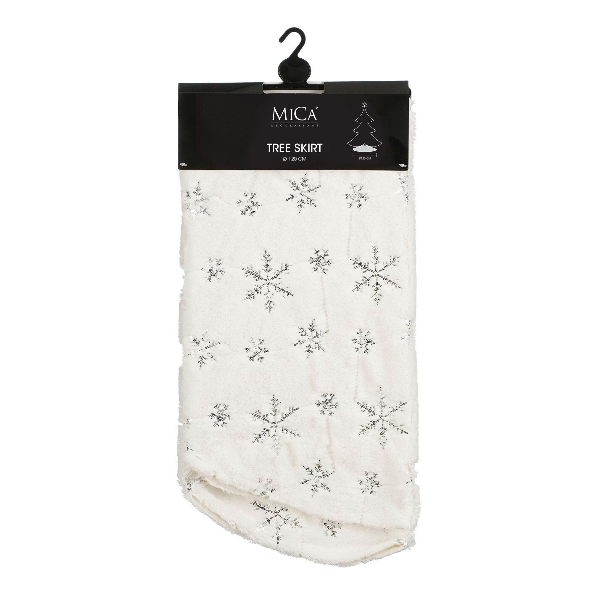 Treeskirt sneeuwvlok off white