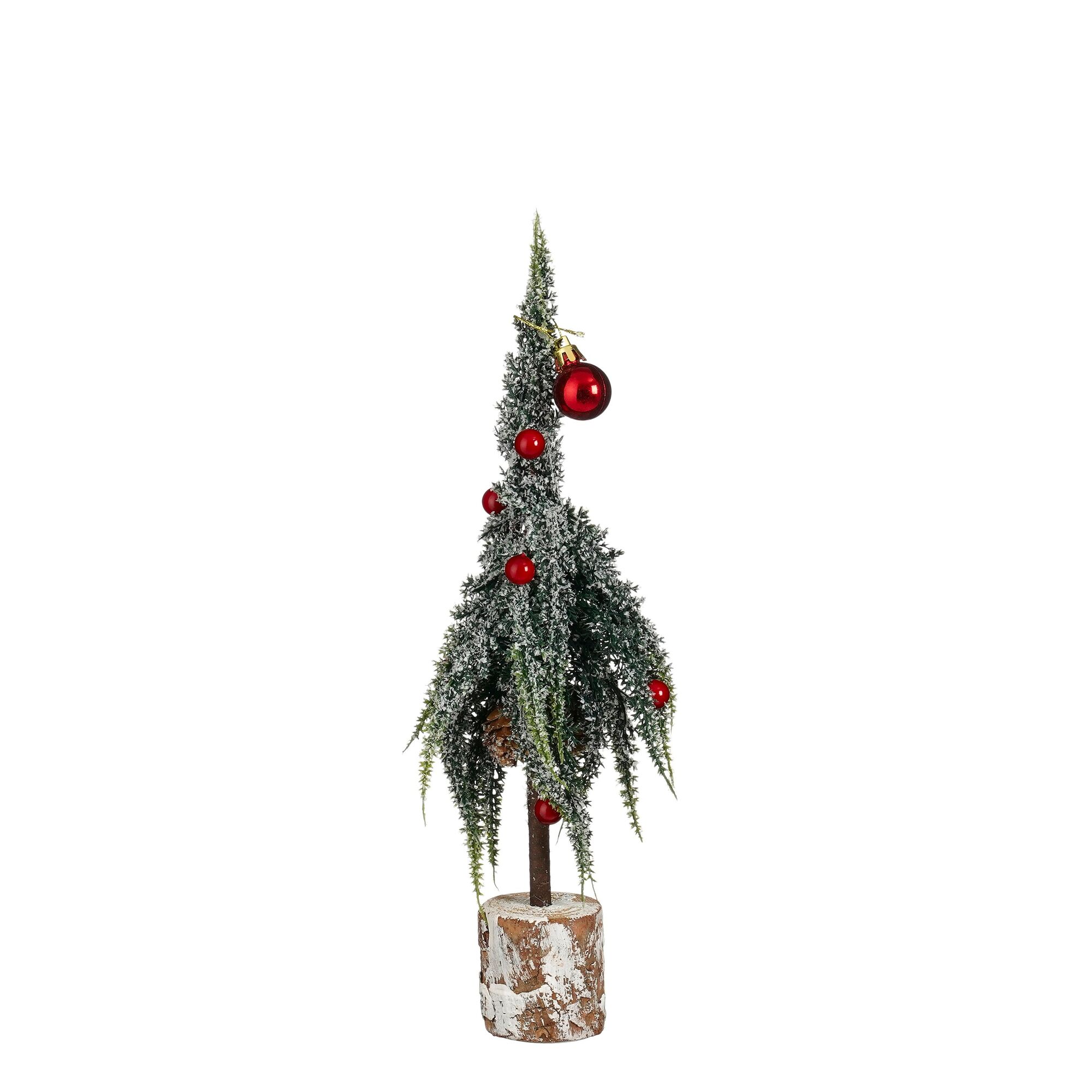 Decoratie bessen groen frosted