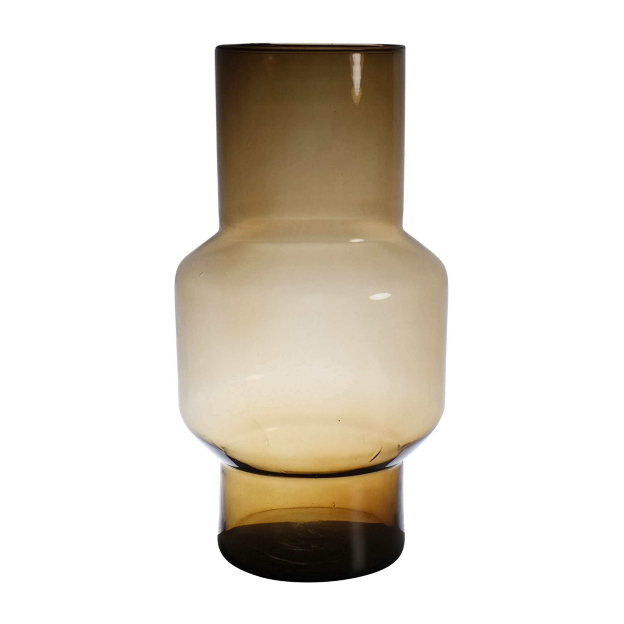 Pablo mondgeblazen Recycled Vaas amber