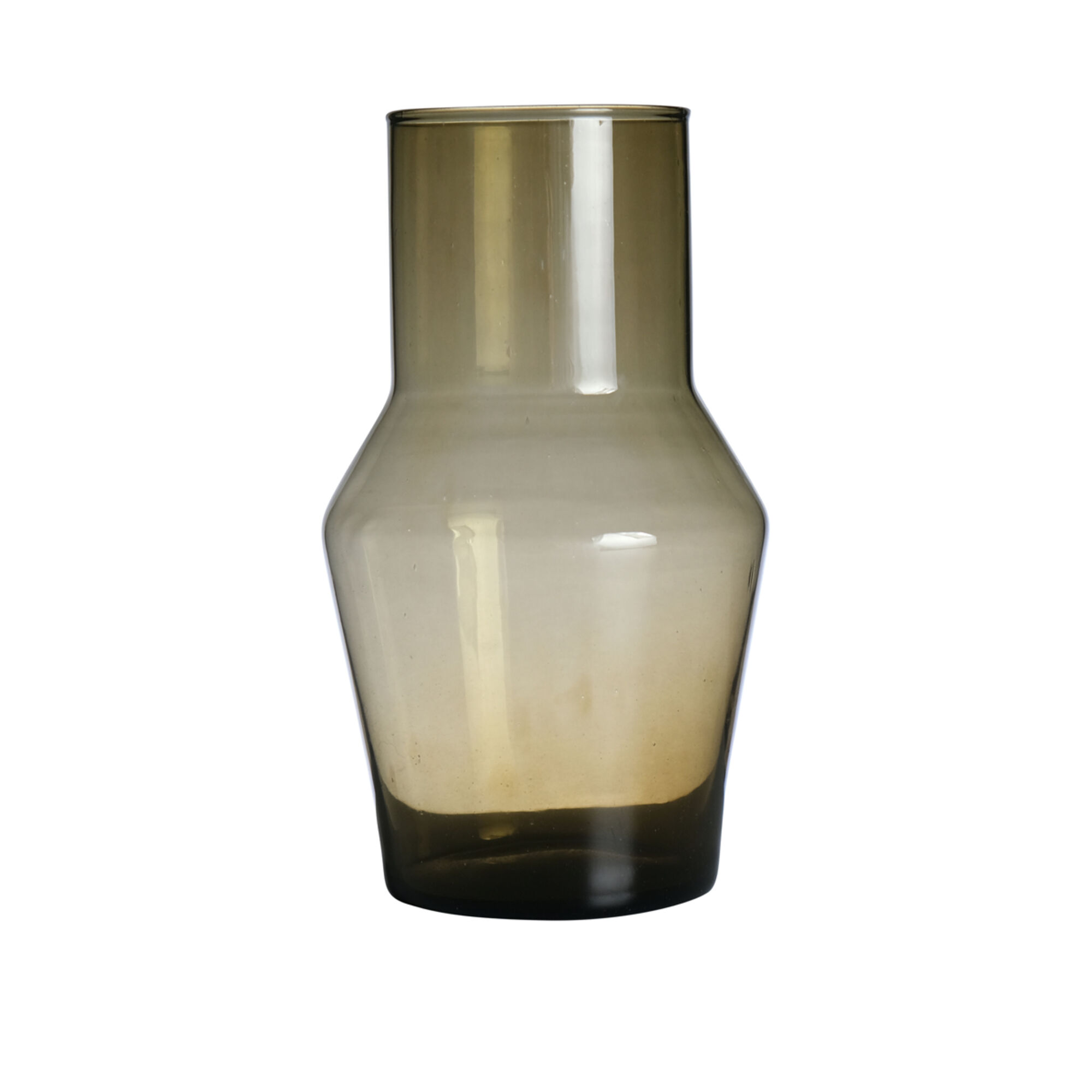 Evie mondgeblazen Recycled Vaas amber