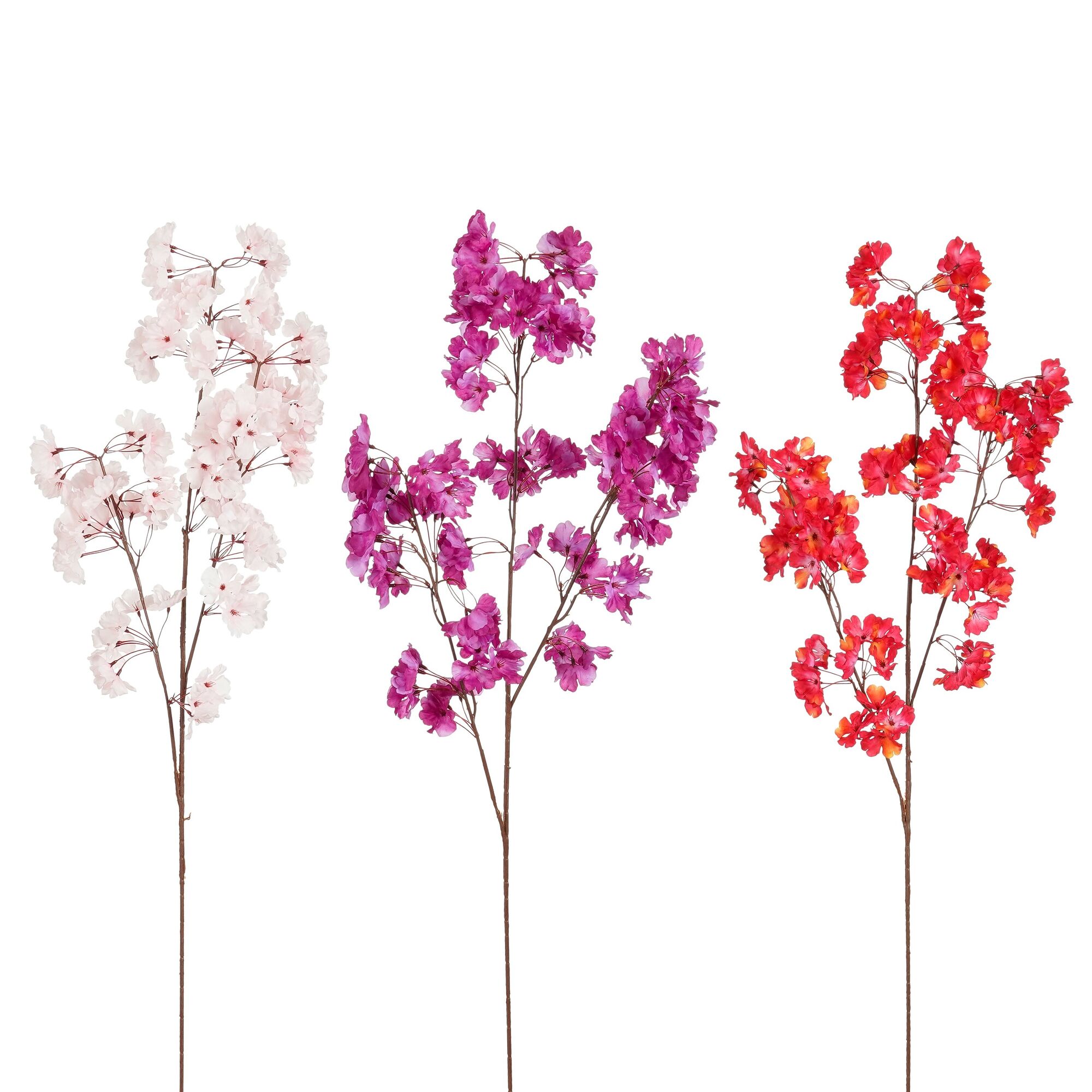 Kersenbloesem d.paars d.roze l.roze 3 assorti