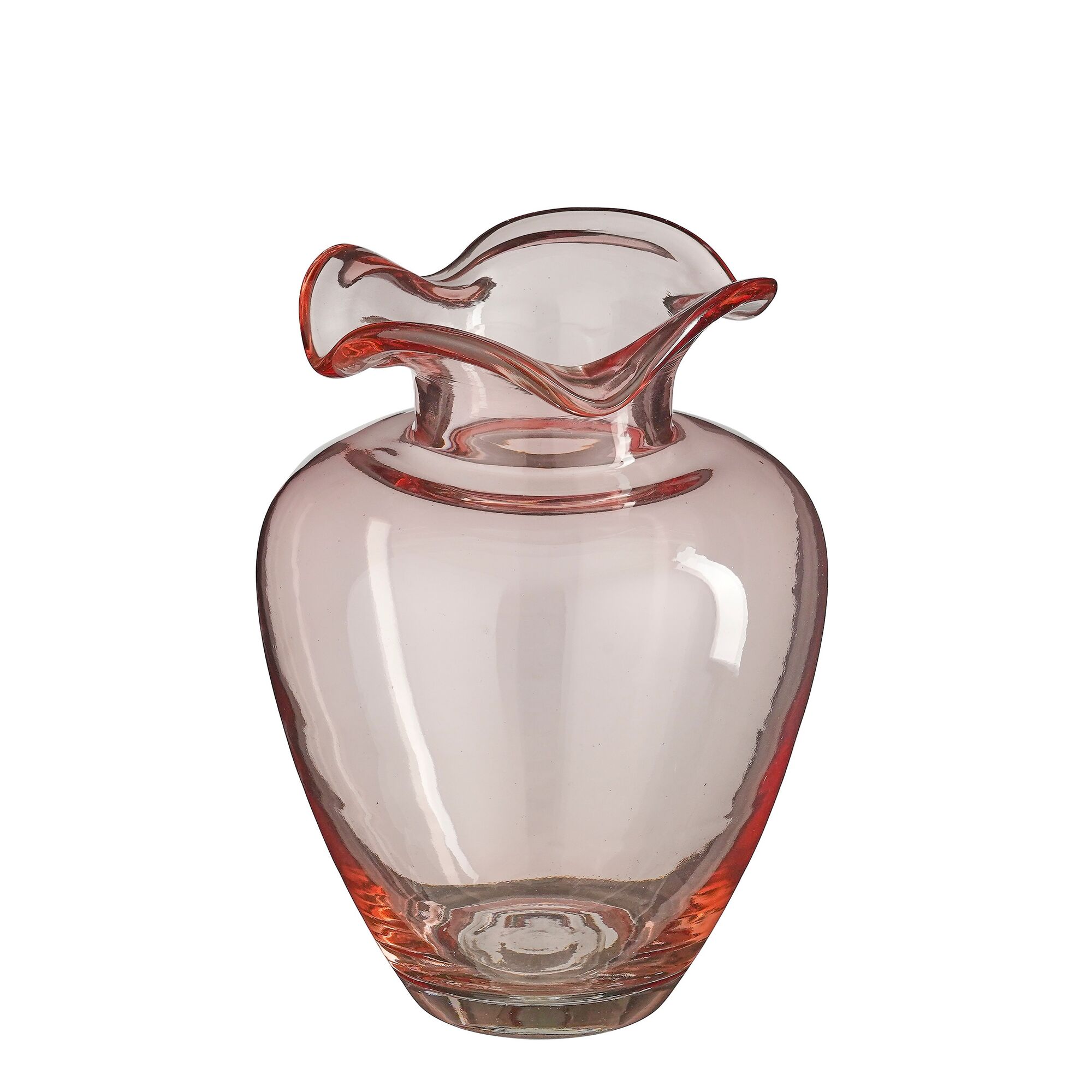 Mira vaas glas roze