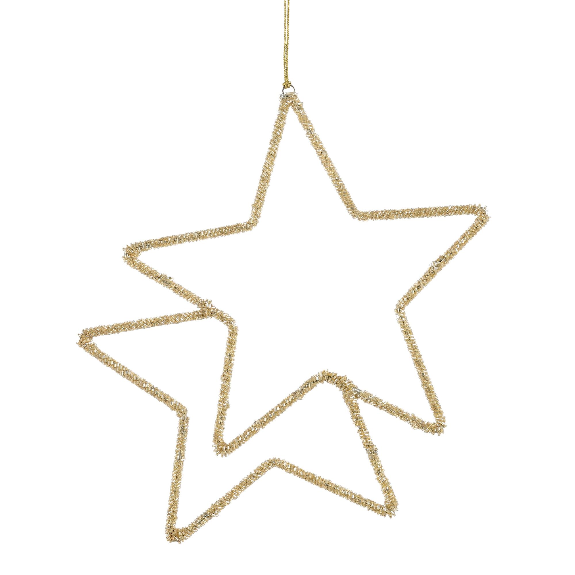 Ornament ster goud