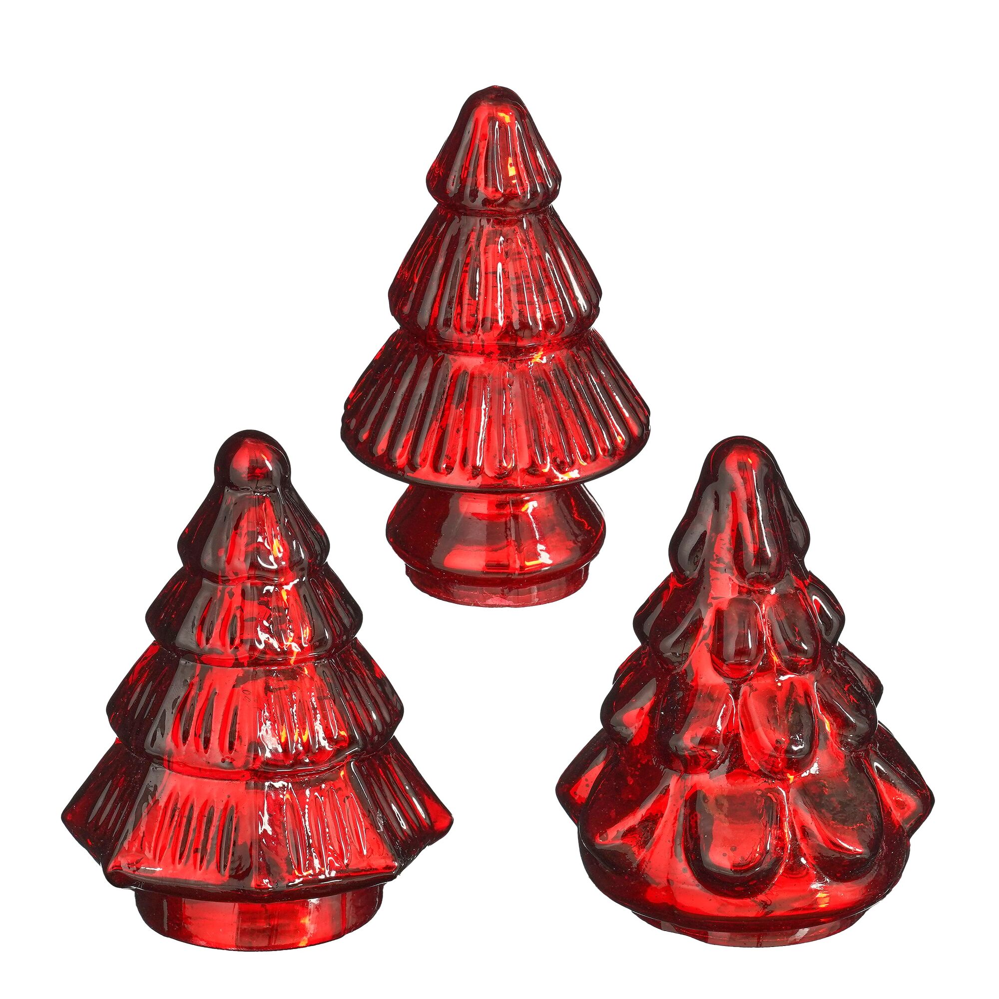 Decoratie boom rood 3 assorti