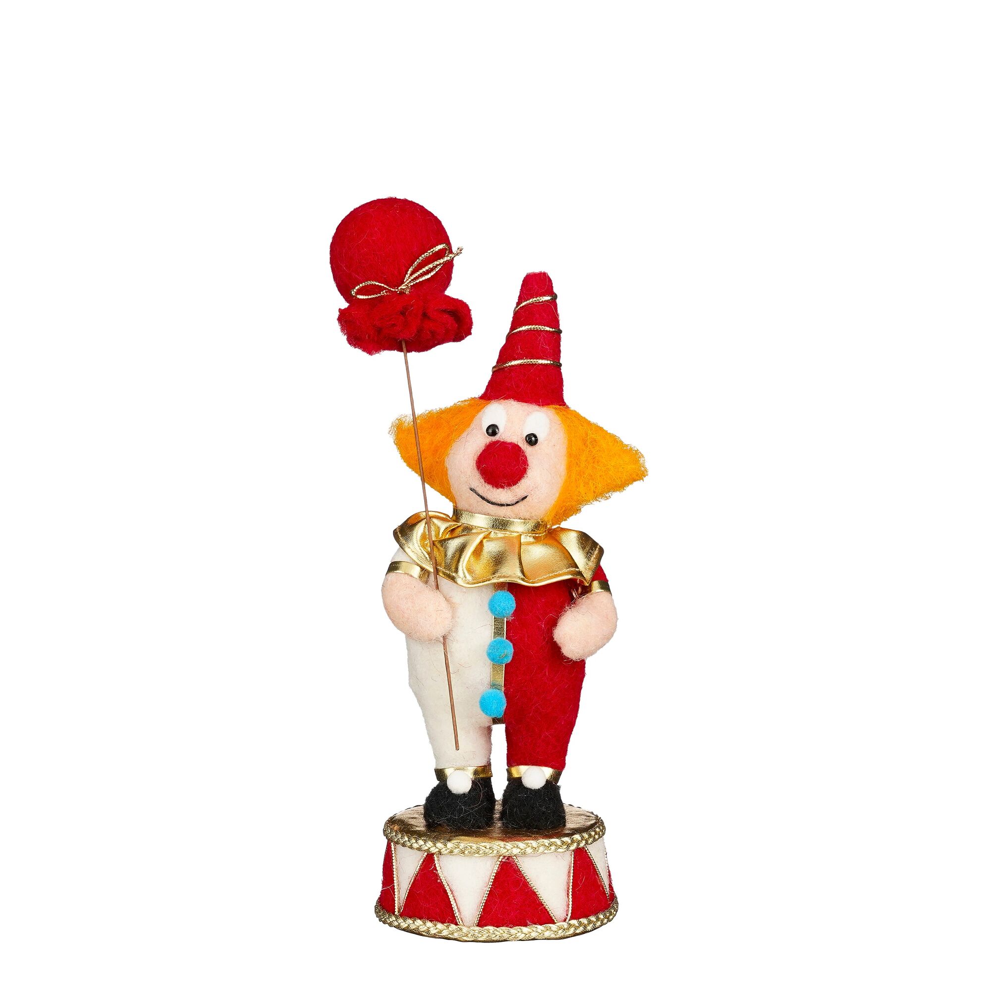Decoratie clown rood