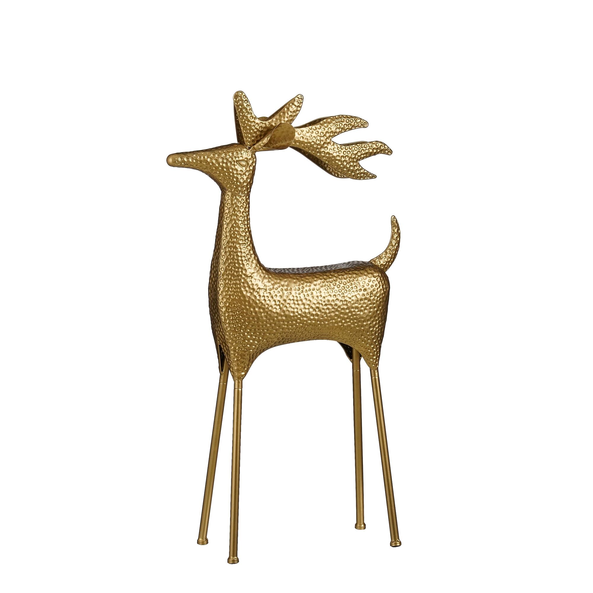 Decoratie hert goud