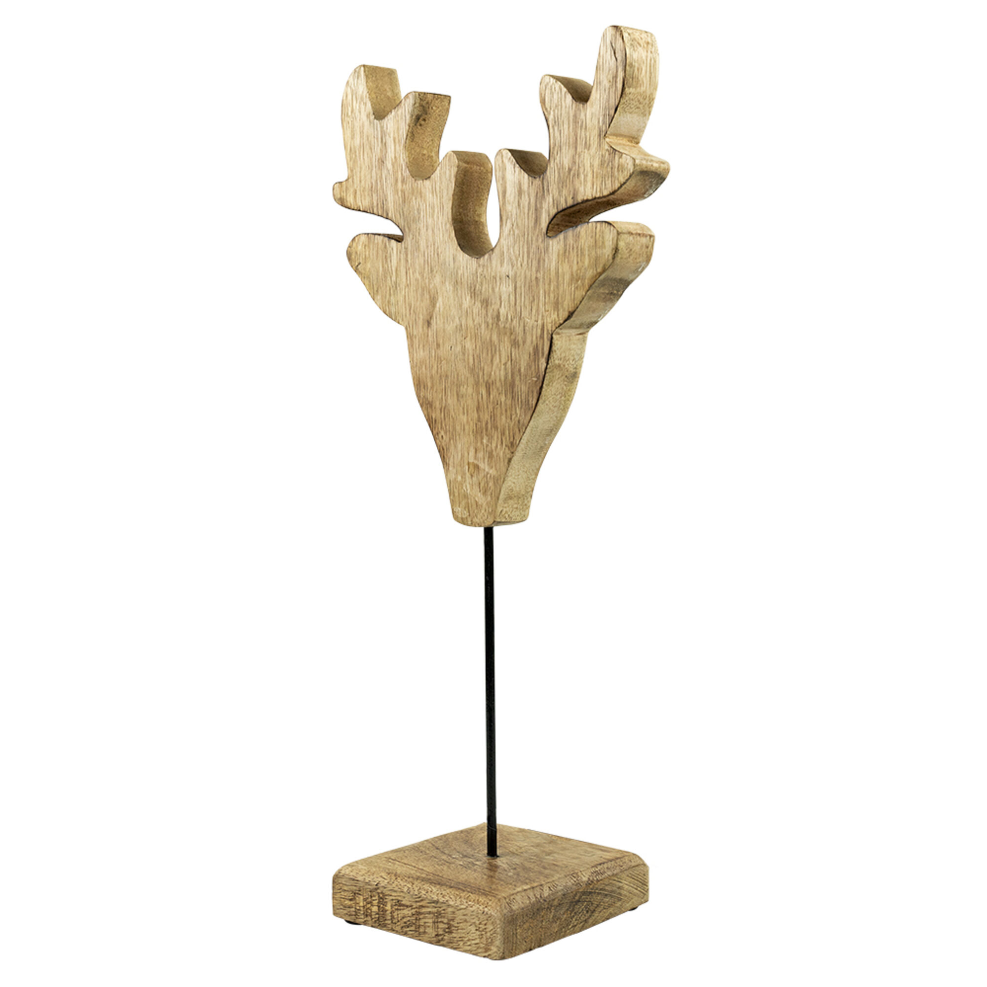 staand hert mango hout