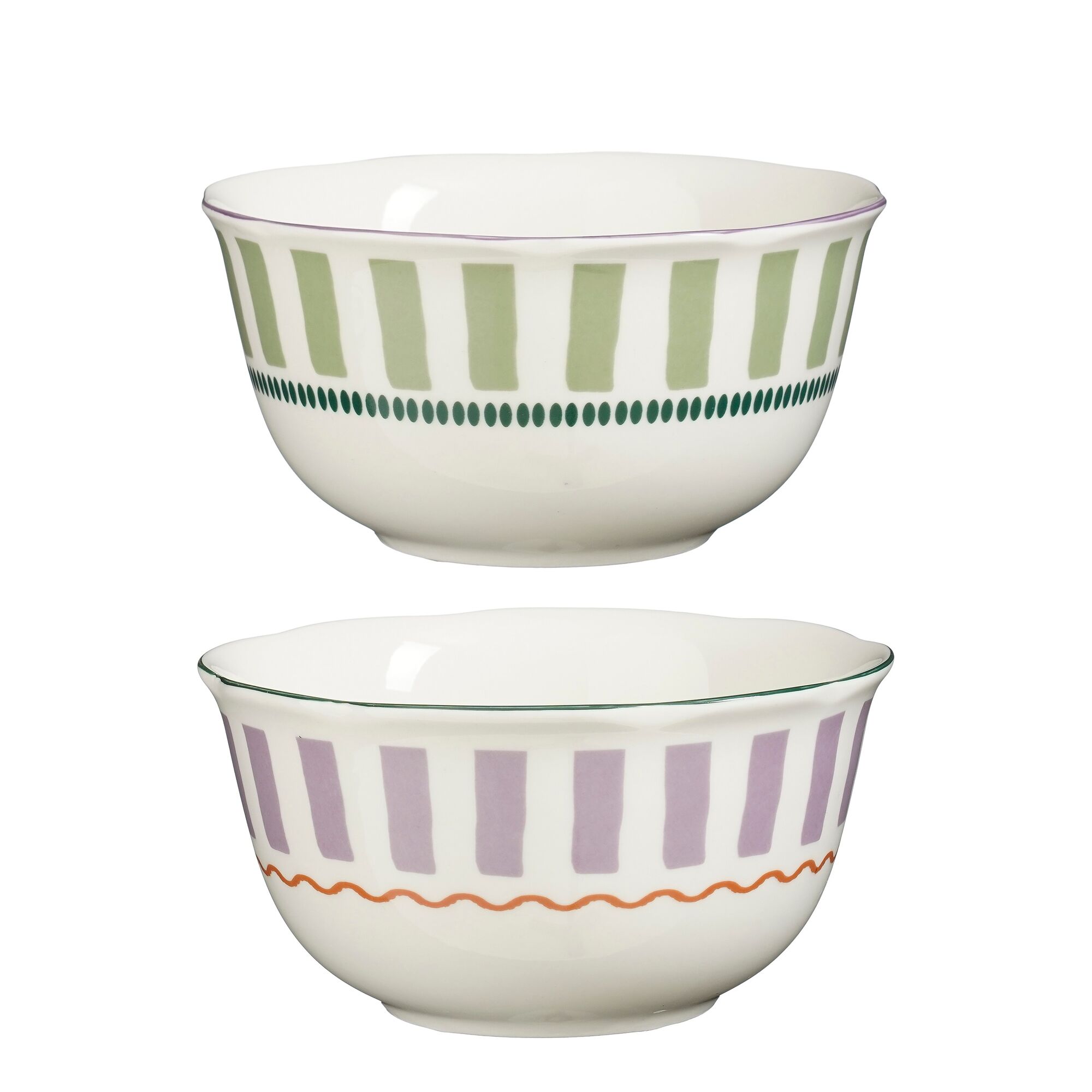 Mary schaal groen paars 2 assorti display