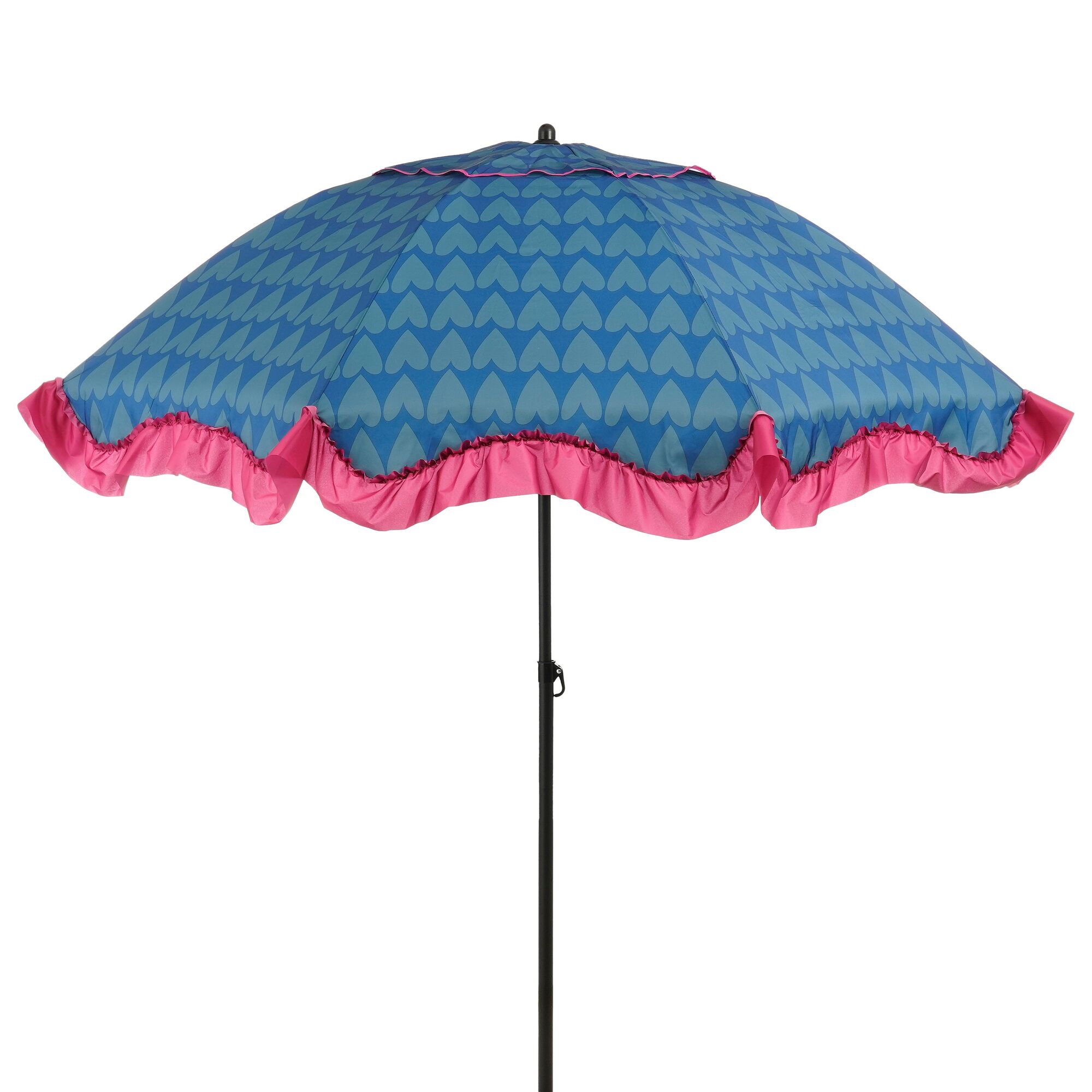 Parasol hart blauw