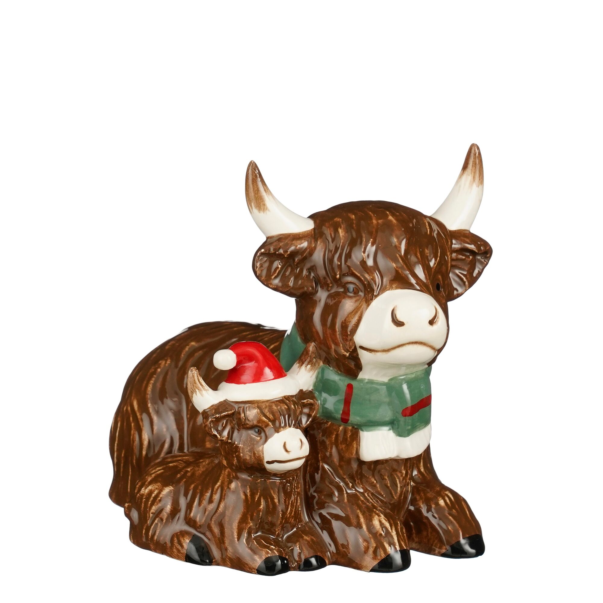 Decoratie koe d.bruin