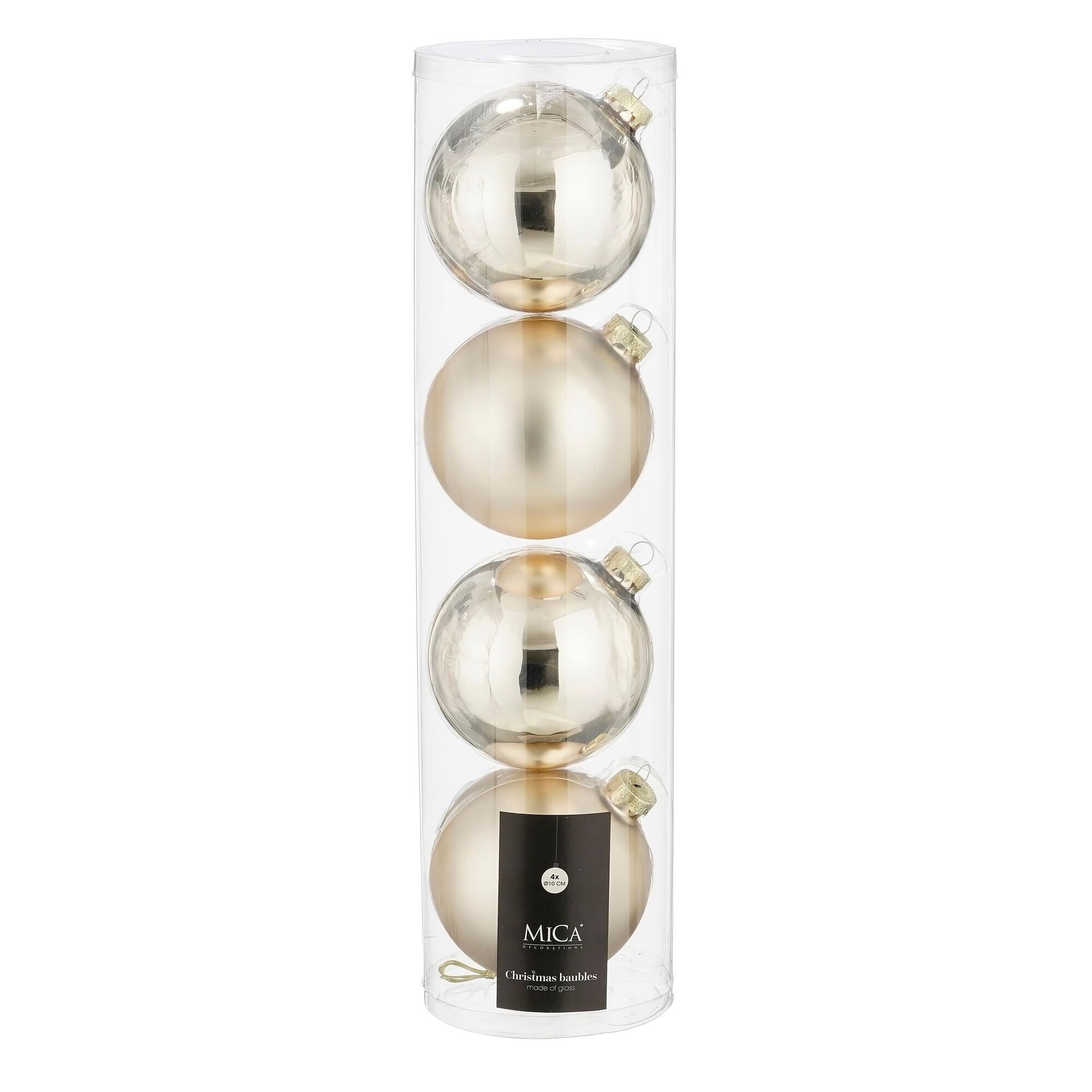 Bal glas creme 4 stuks