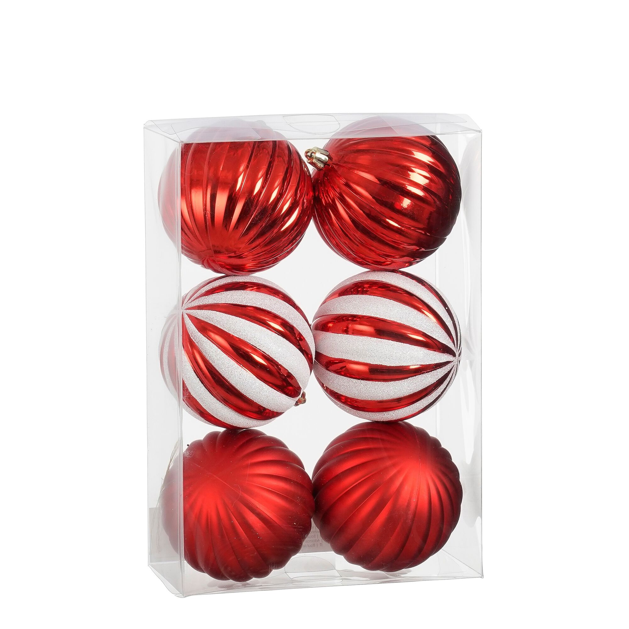 Bal onbreekbaar rood 6 stuks