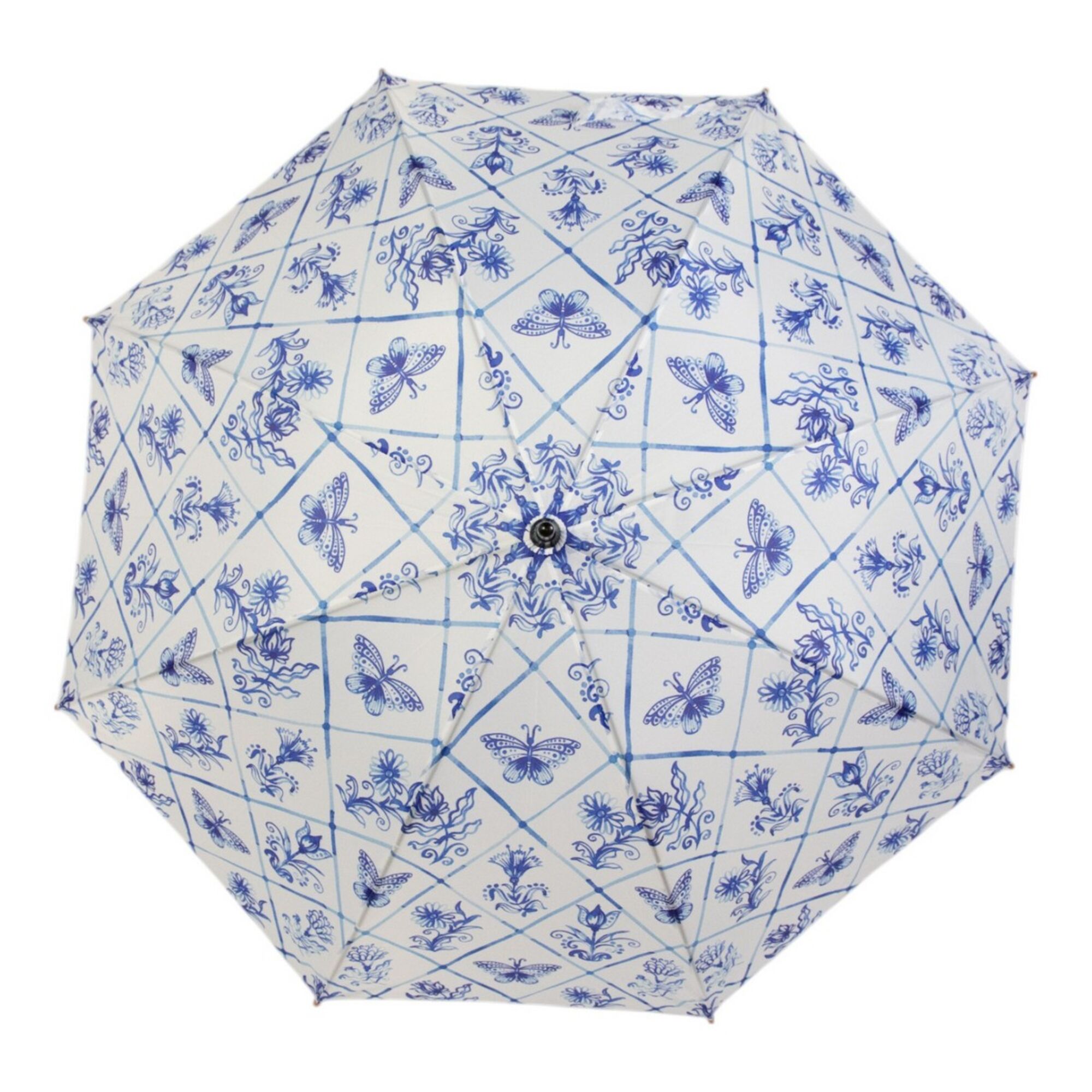 Paraplu Delfts blauw