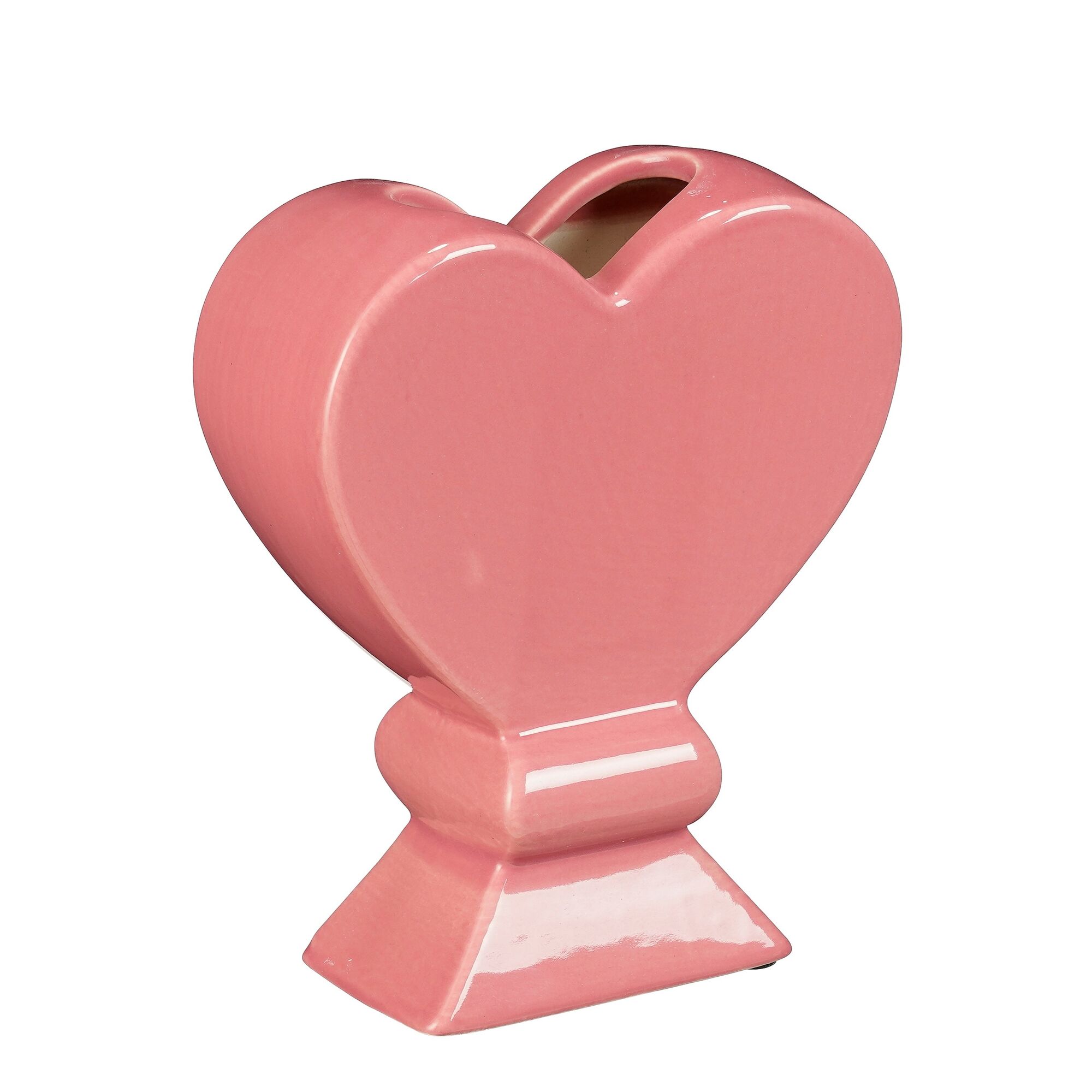 Vaas hart roze