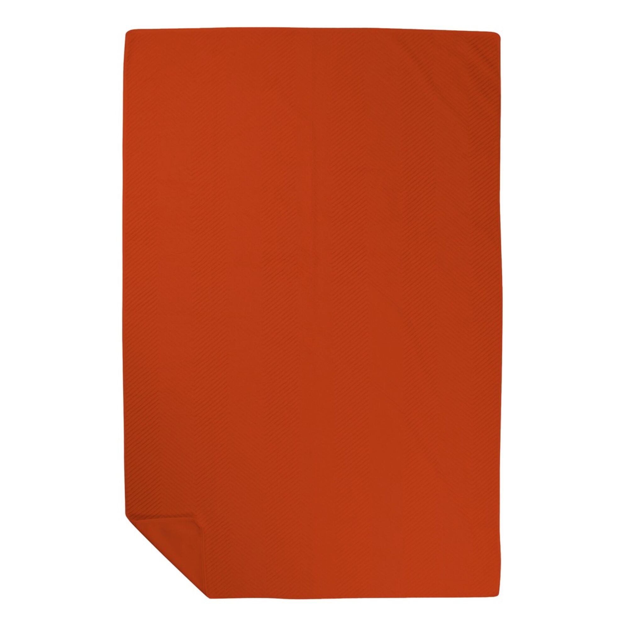 Plaid Visgraat Oranje