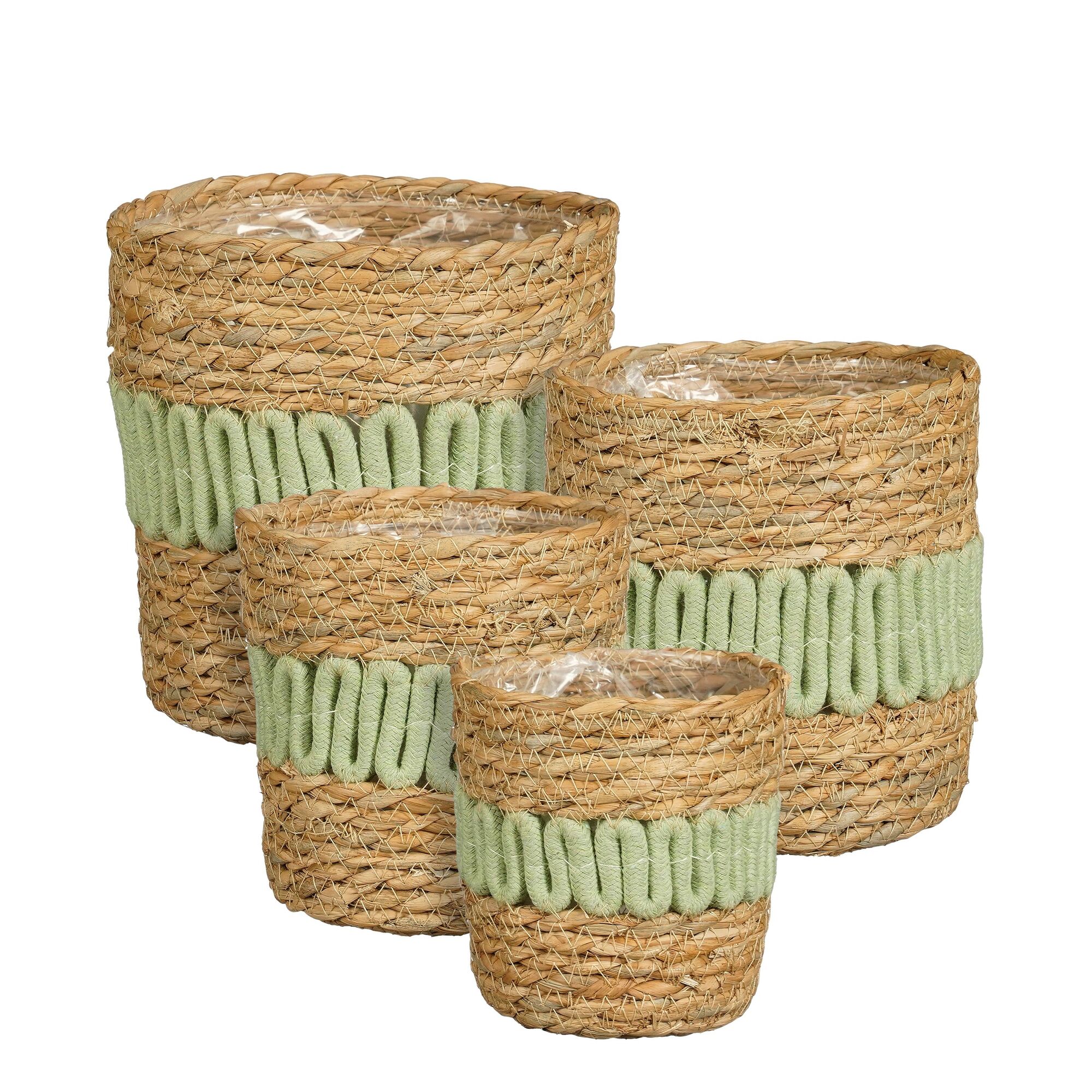 Fernandez mand rond l.groen set van 4