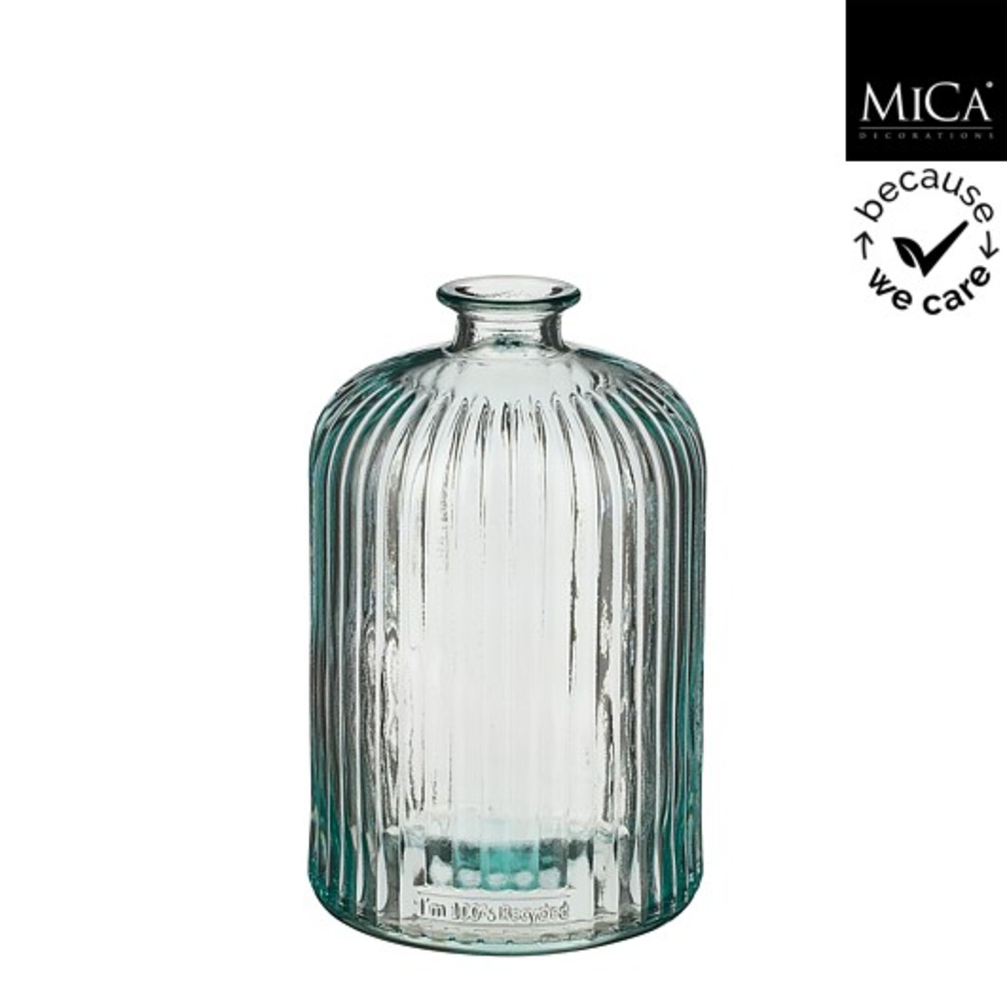 Jessica fles recycled glas