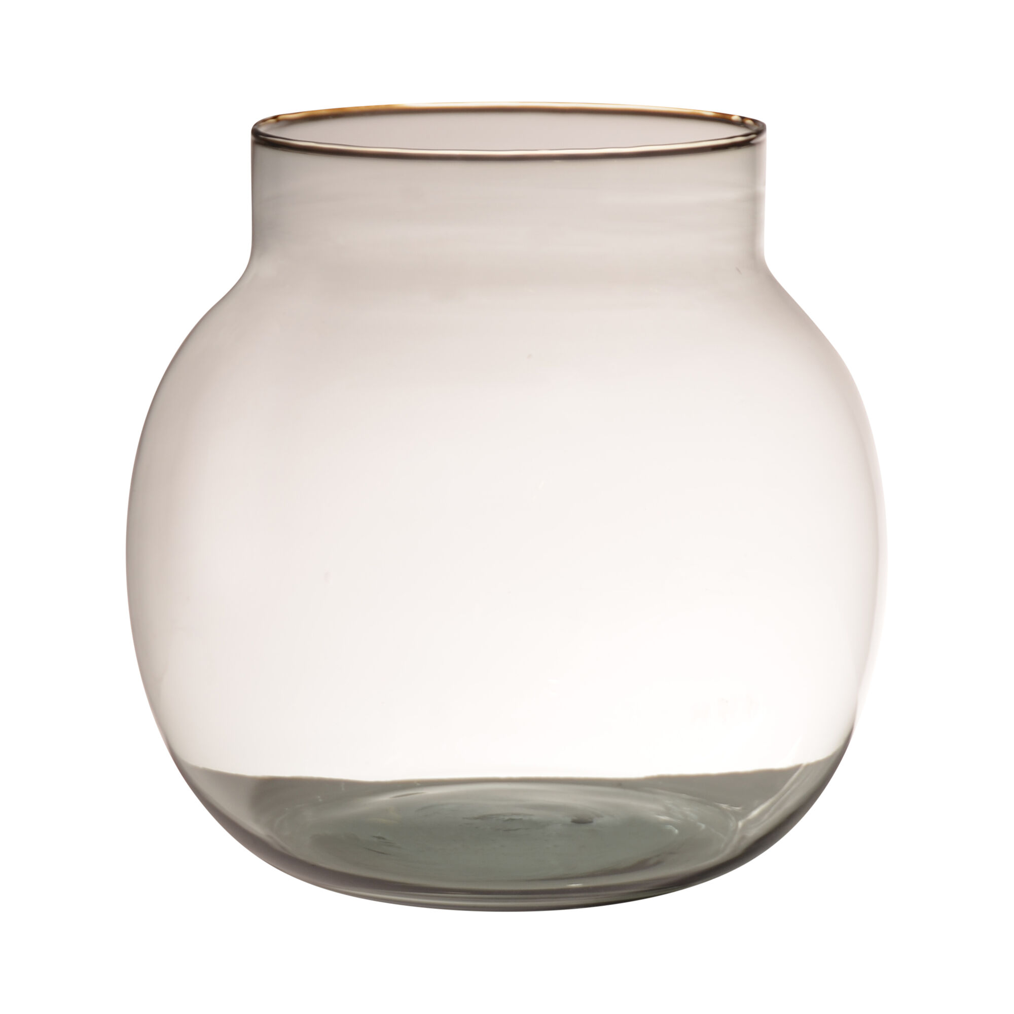 mondgeblazen Recycled Bol vaas