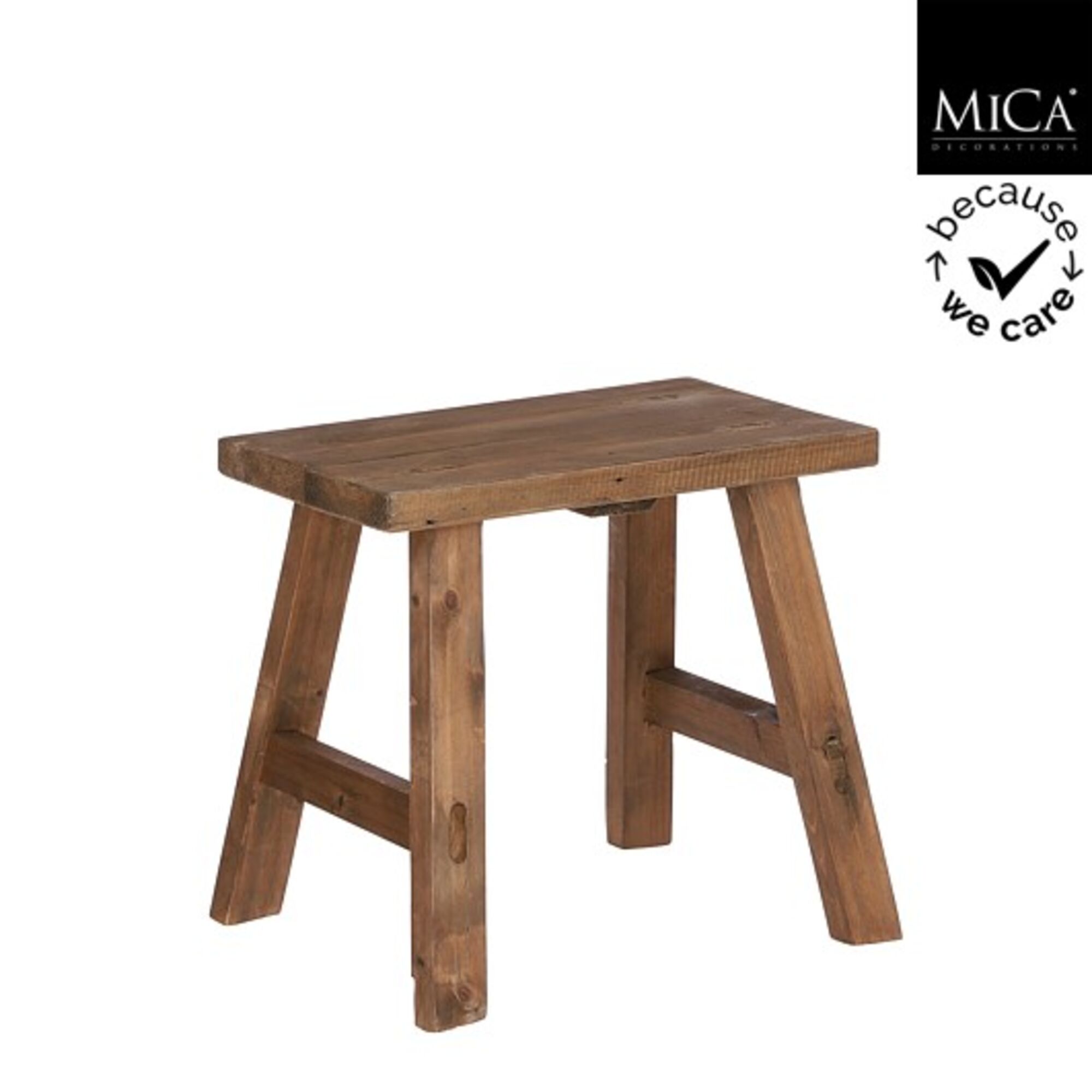 Bold kruk recycled hout bruin