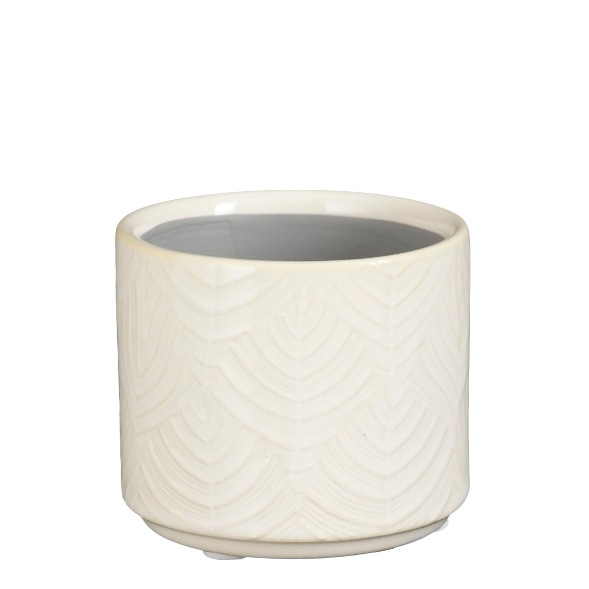 Louisa pot rond wit