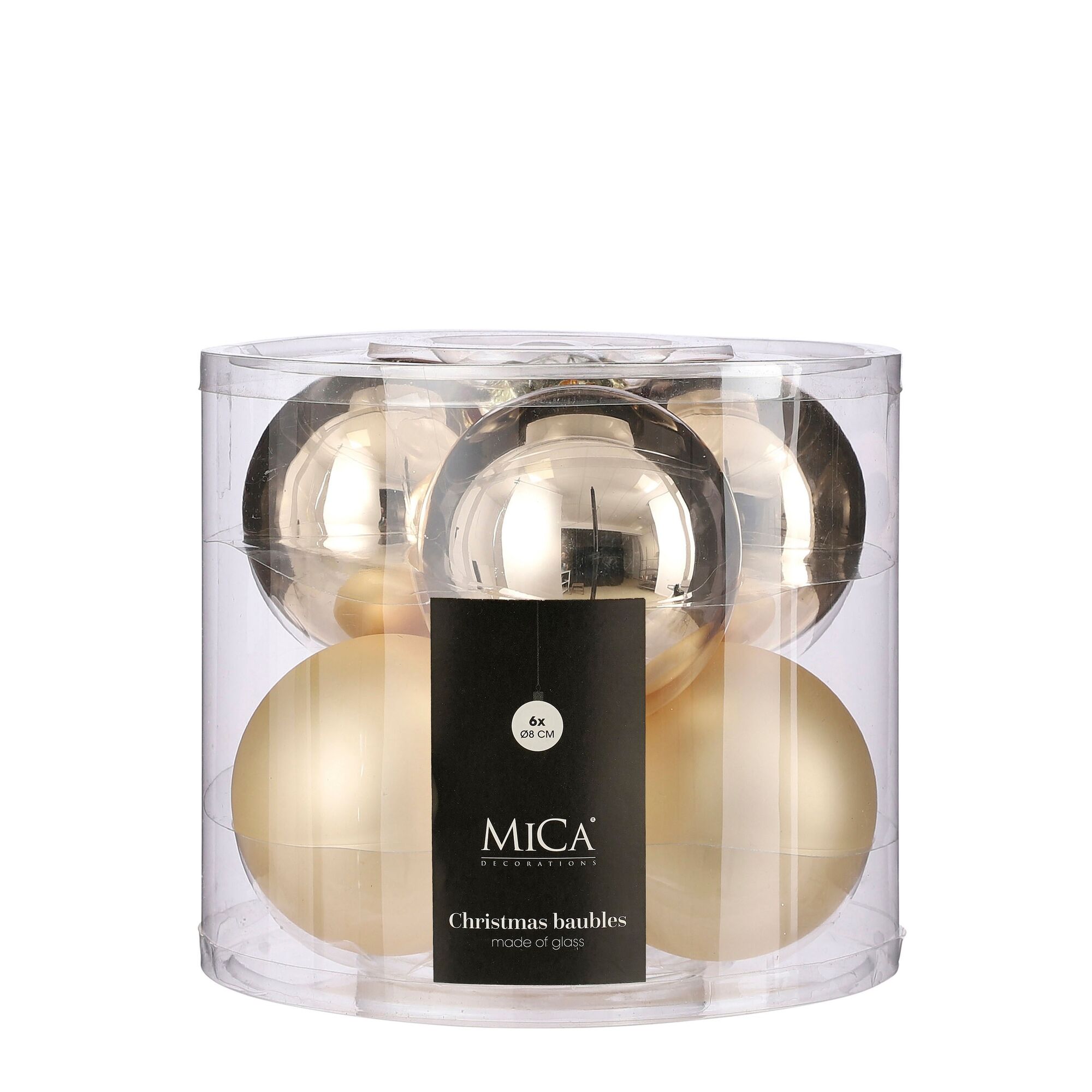 Bal glas champagne 6 stuks