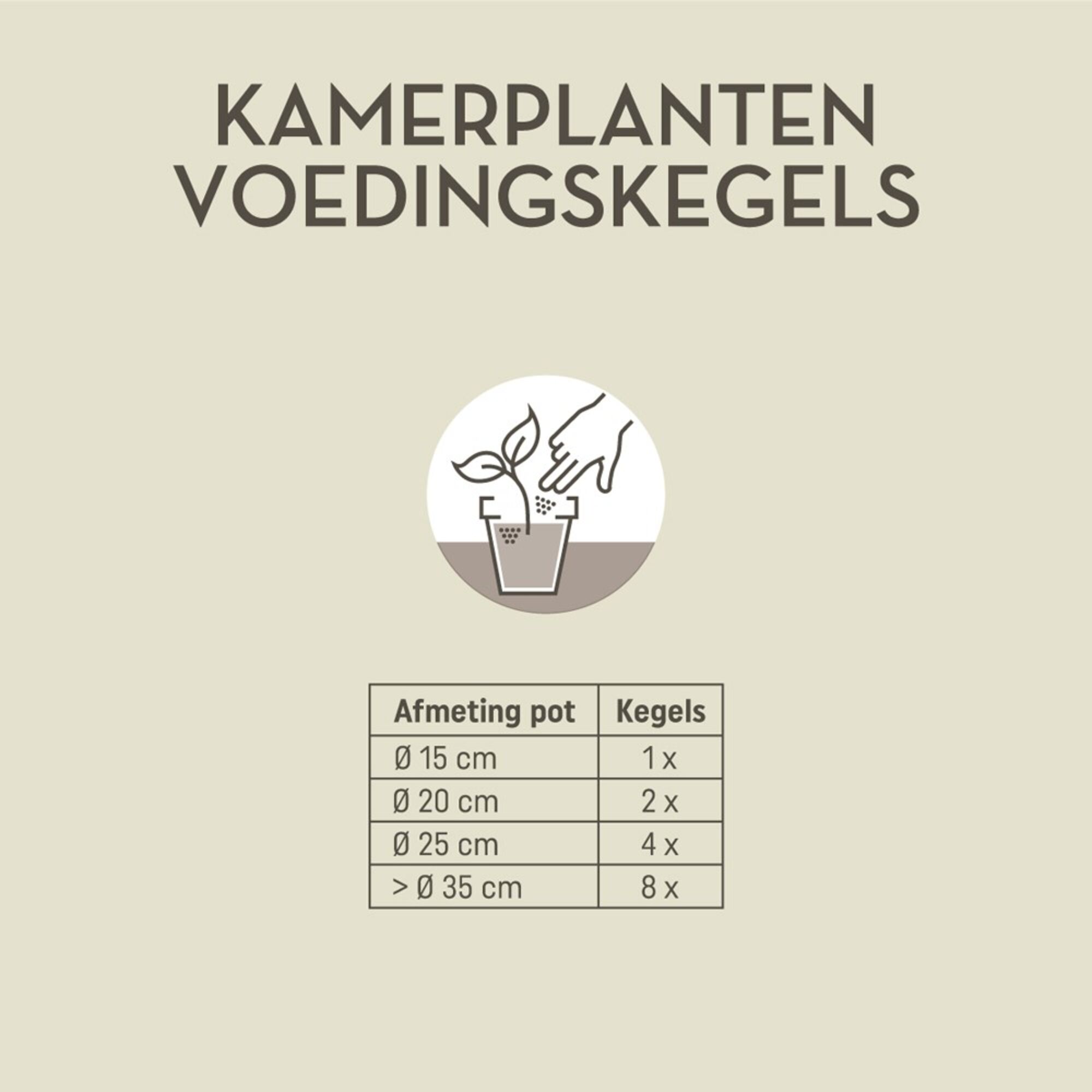Pokon Kamerplanten Voedingskegels