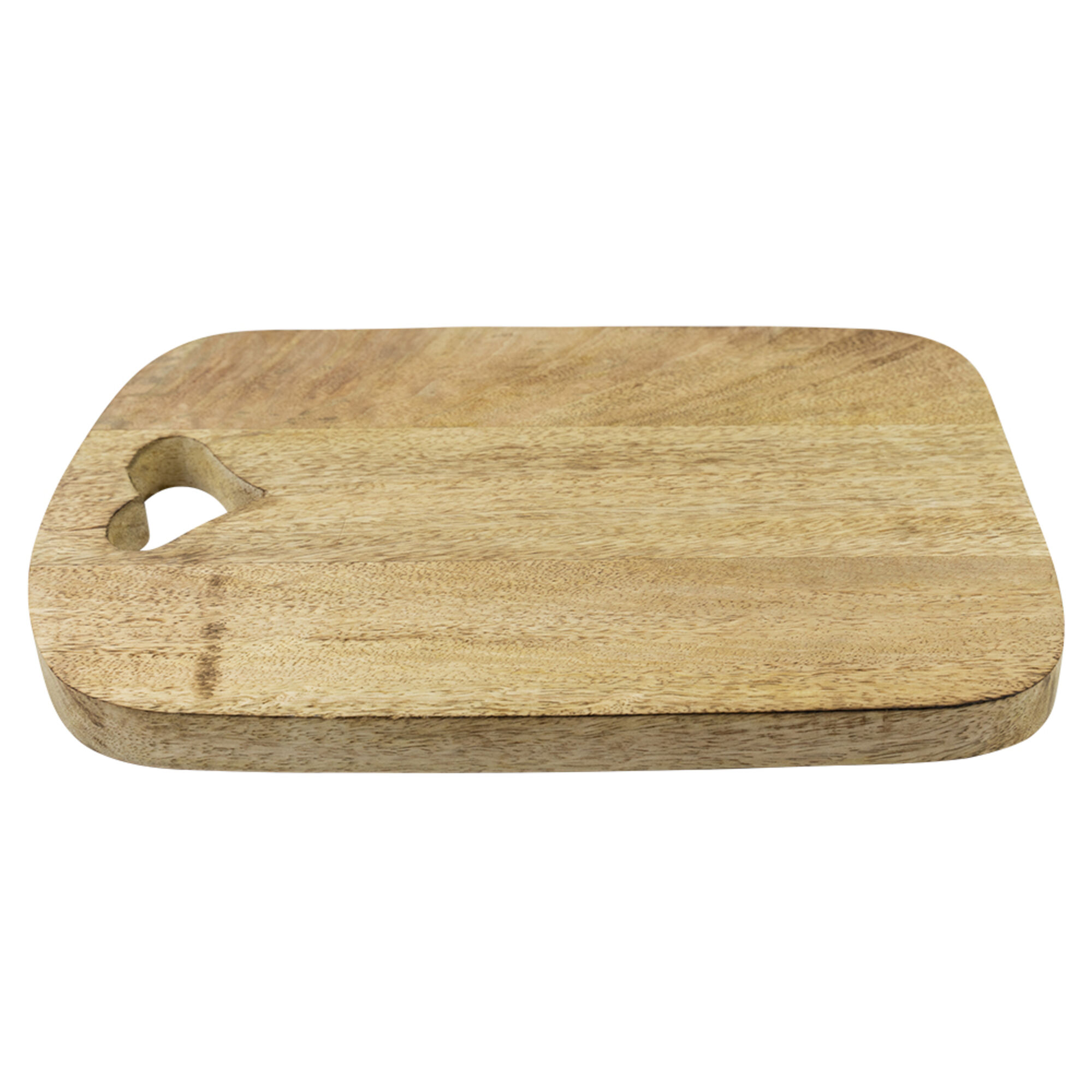 snijplank hart mango hout