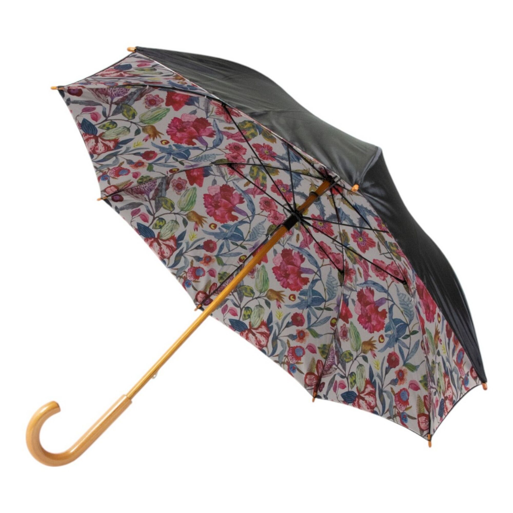 Paraplu Zara bloemen binnenprint