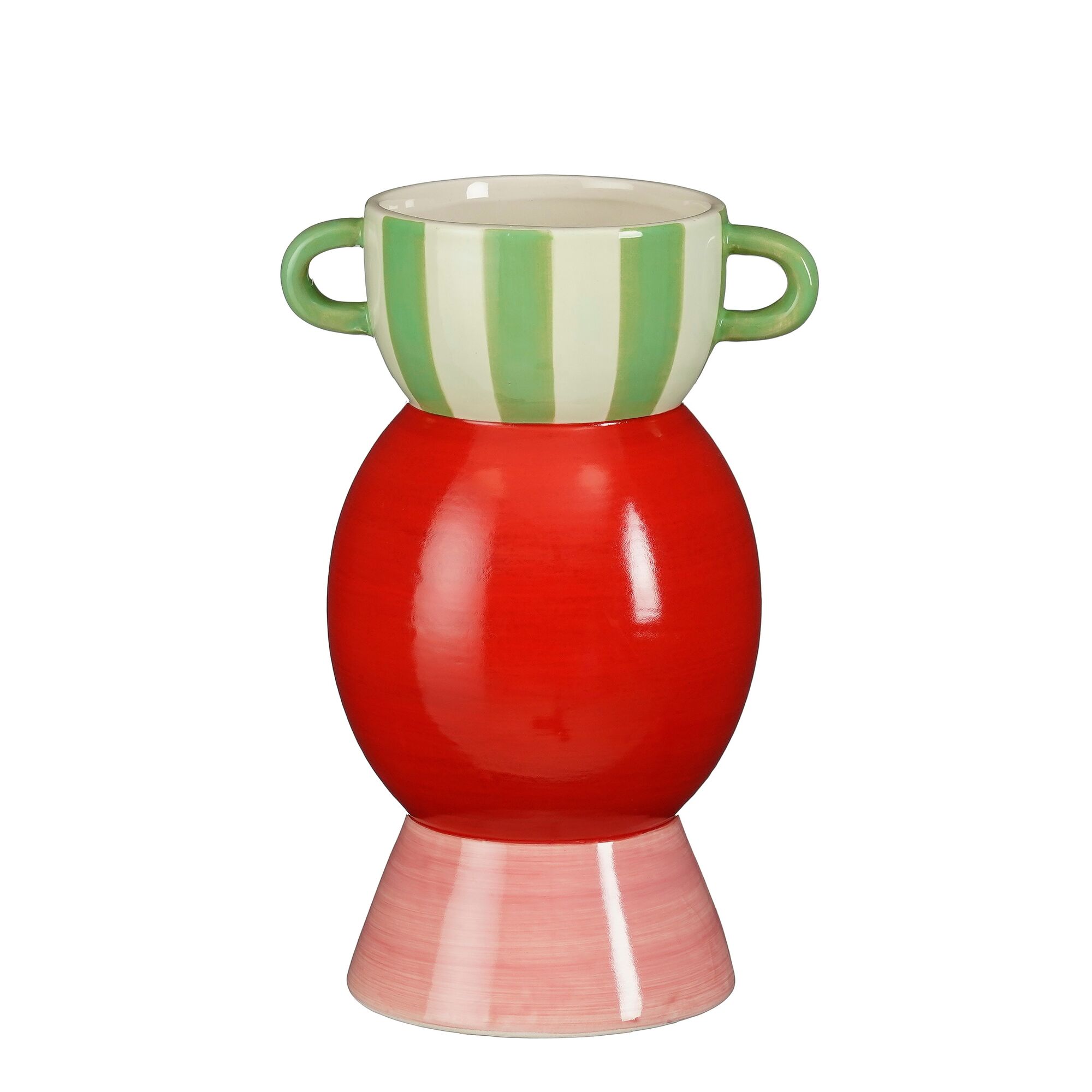 Ghita vaas rood
