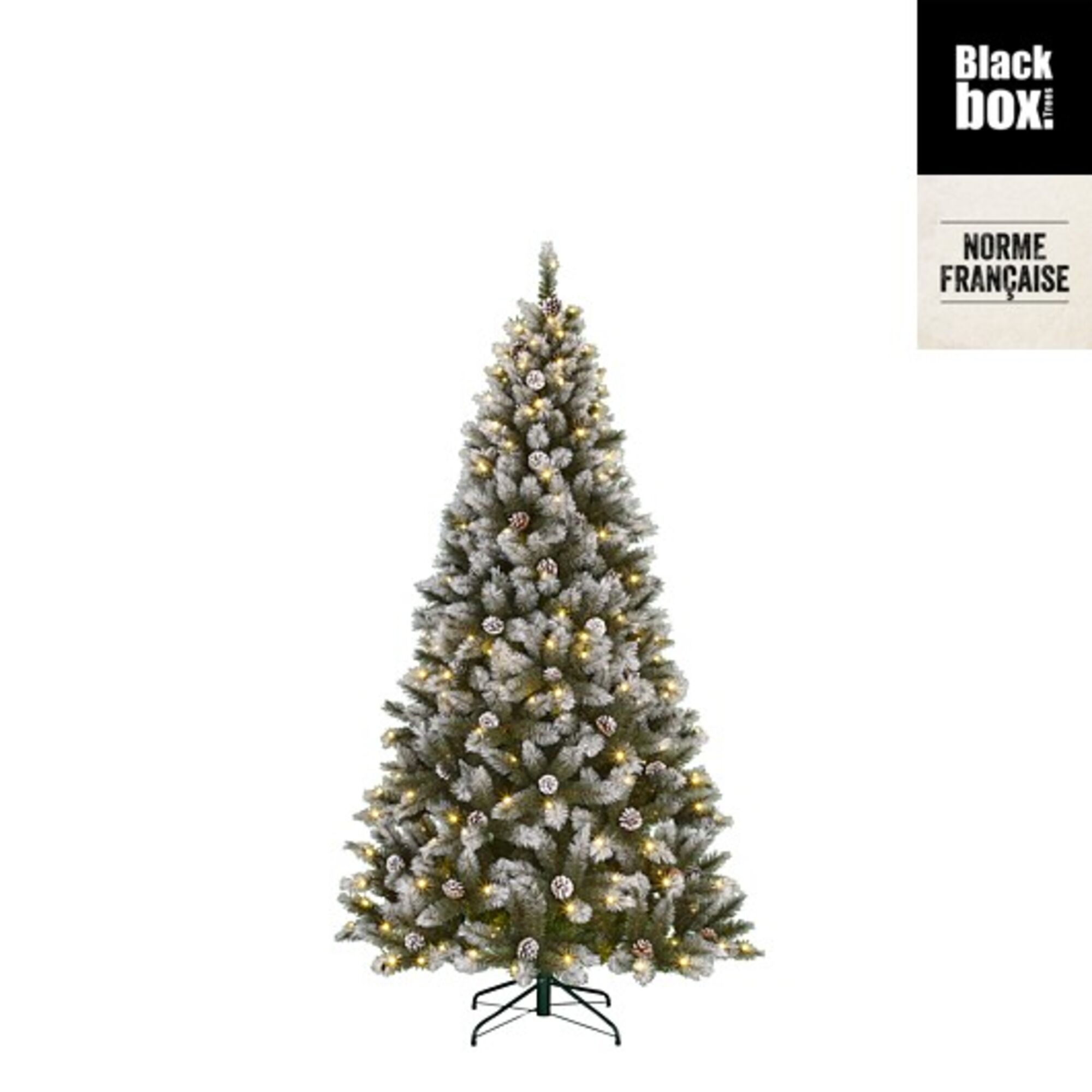 Pittsfield kerstboom led groen frosted with cones 160L TIPS 606