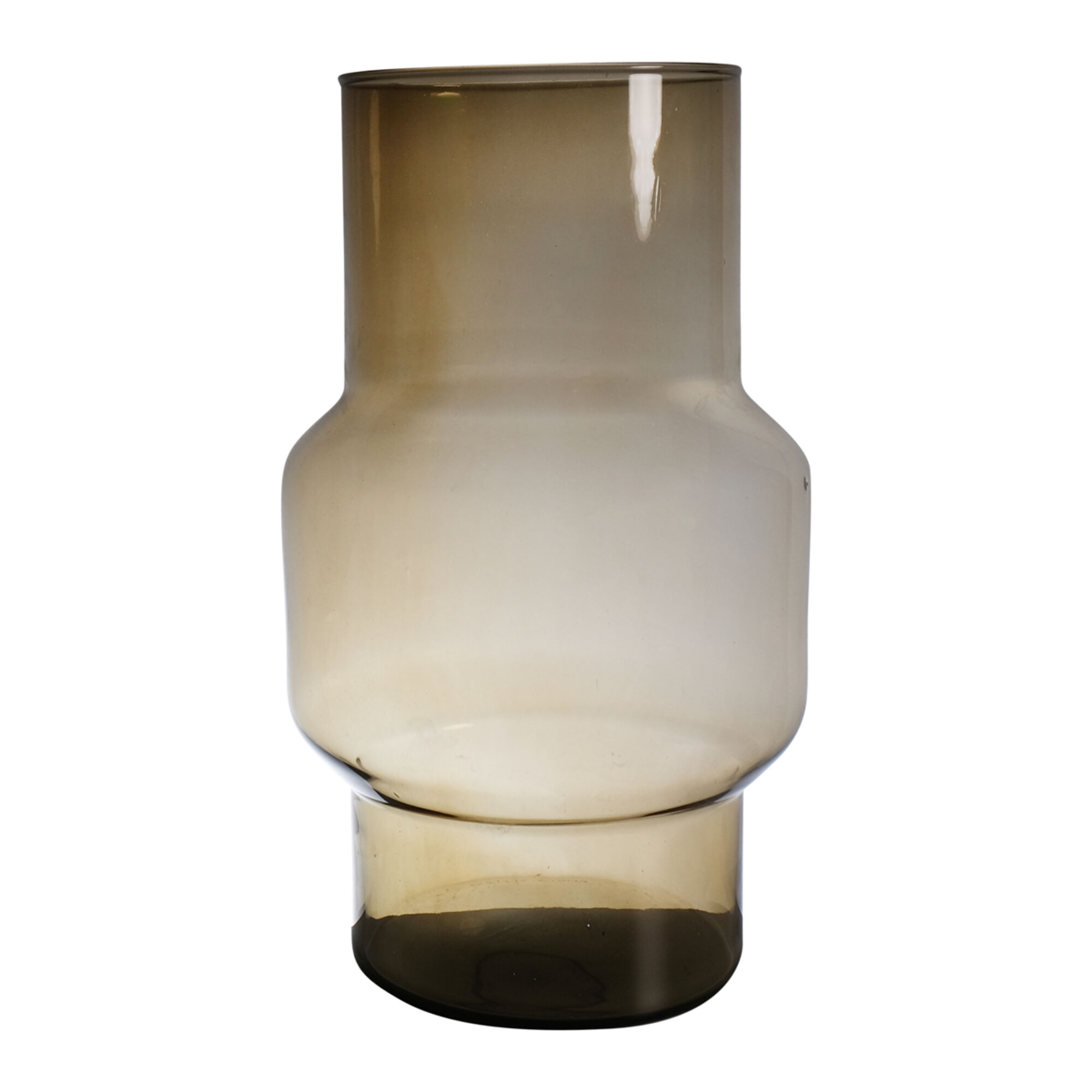 Pablo mondgeblazen Recycled Vaas amber