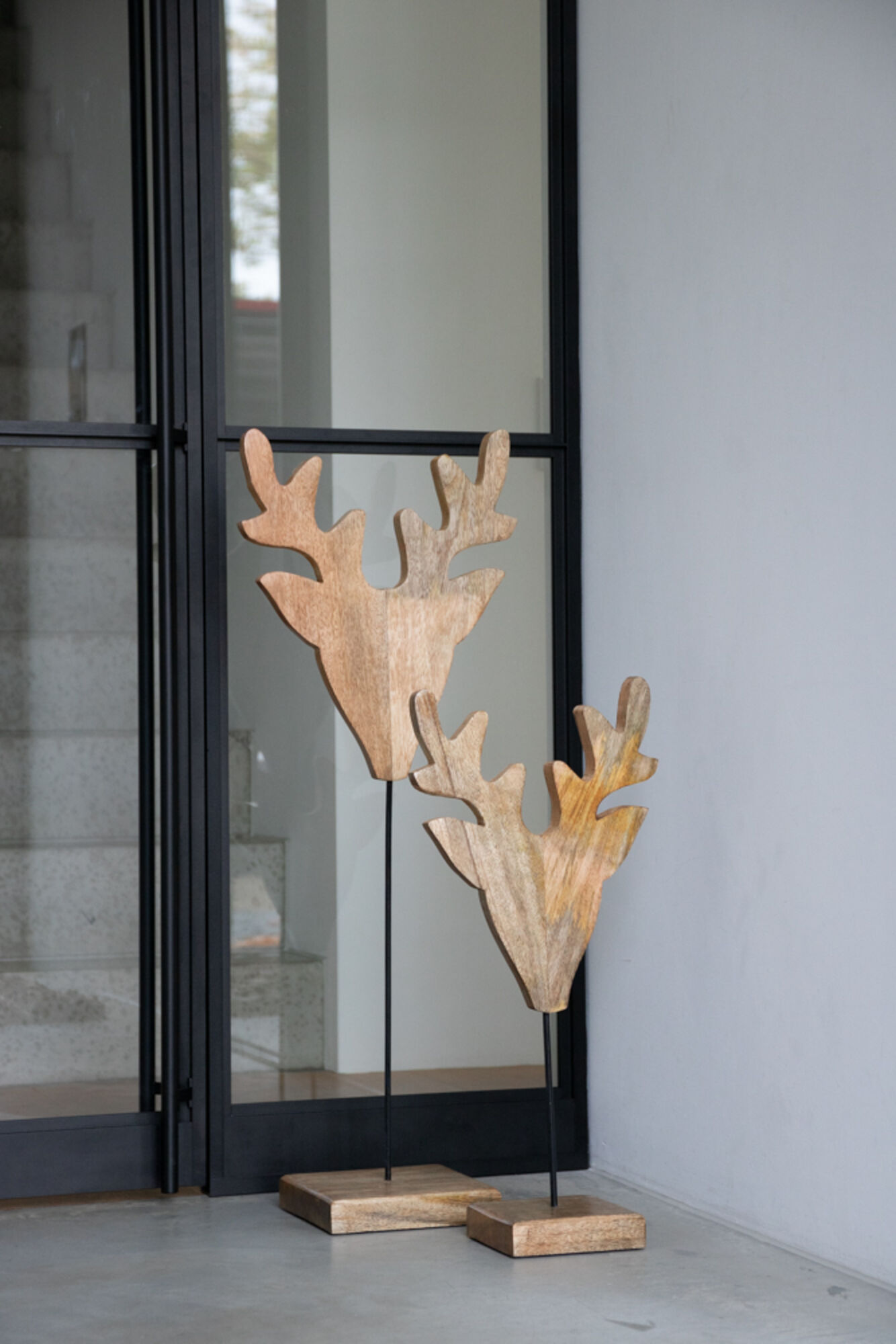 staand hert mango hout